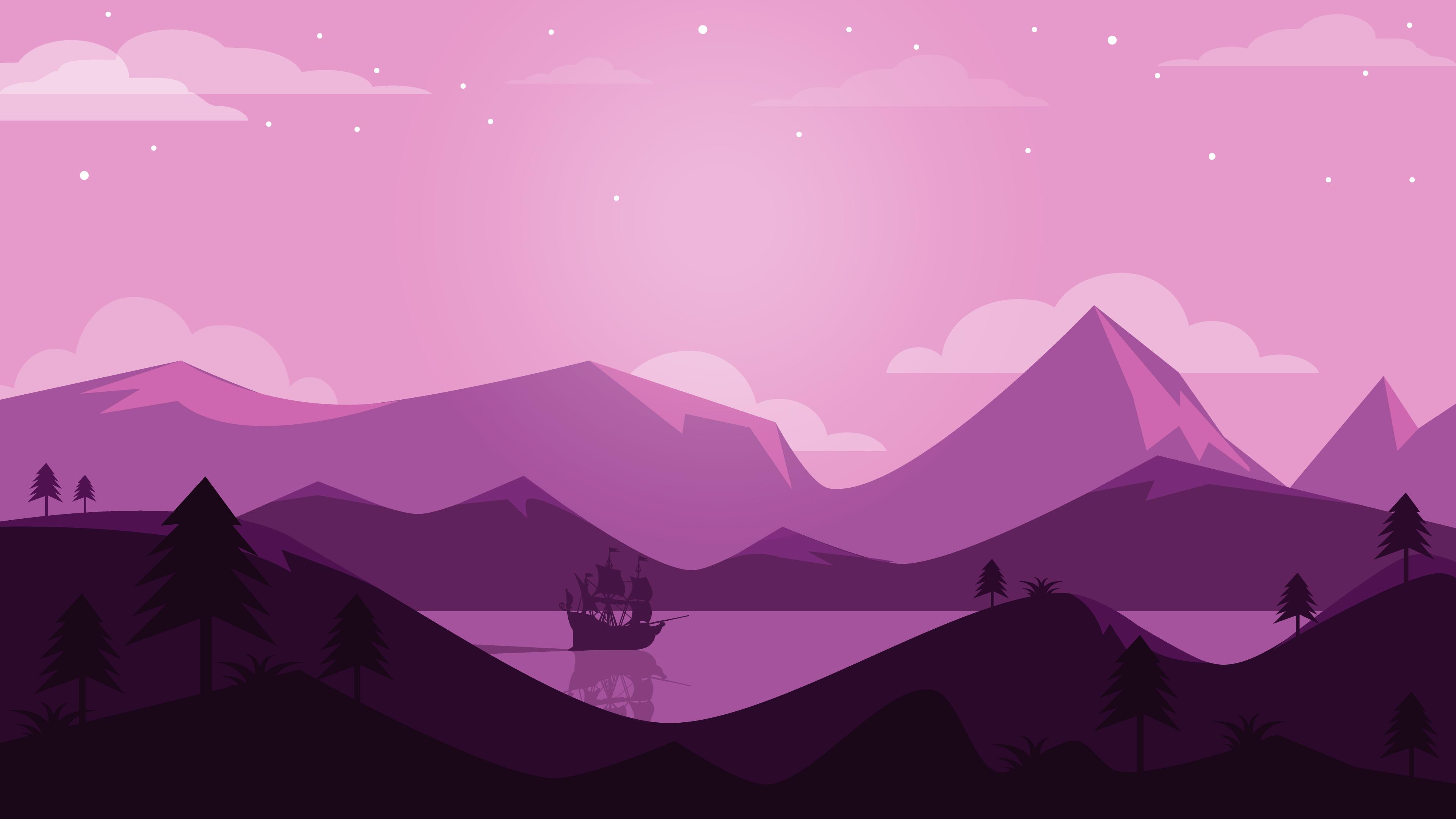 Cartoon Mountain Wallpapers