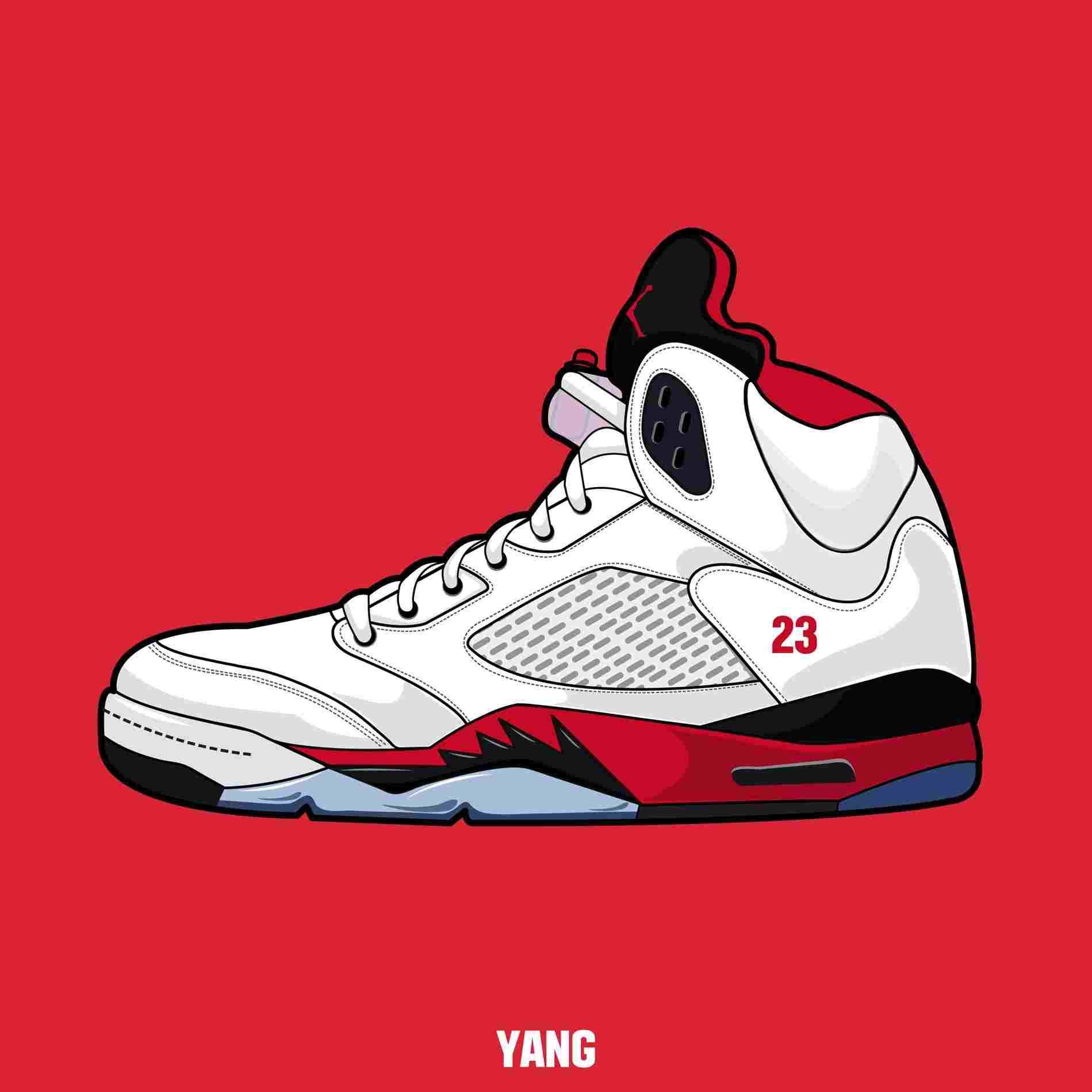 Cartoon Nike Shoes Wallpapers