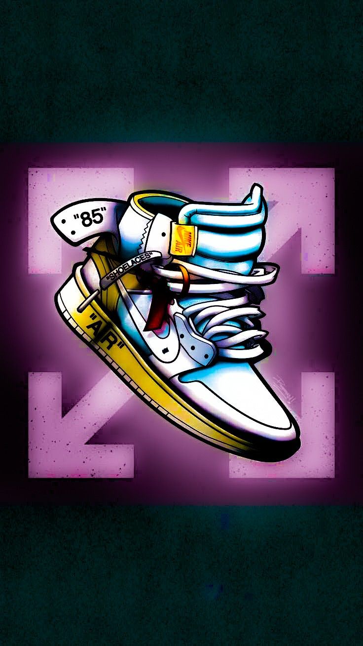 Cartoon Nike Shoes Wallpapers