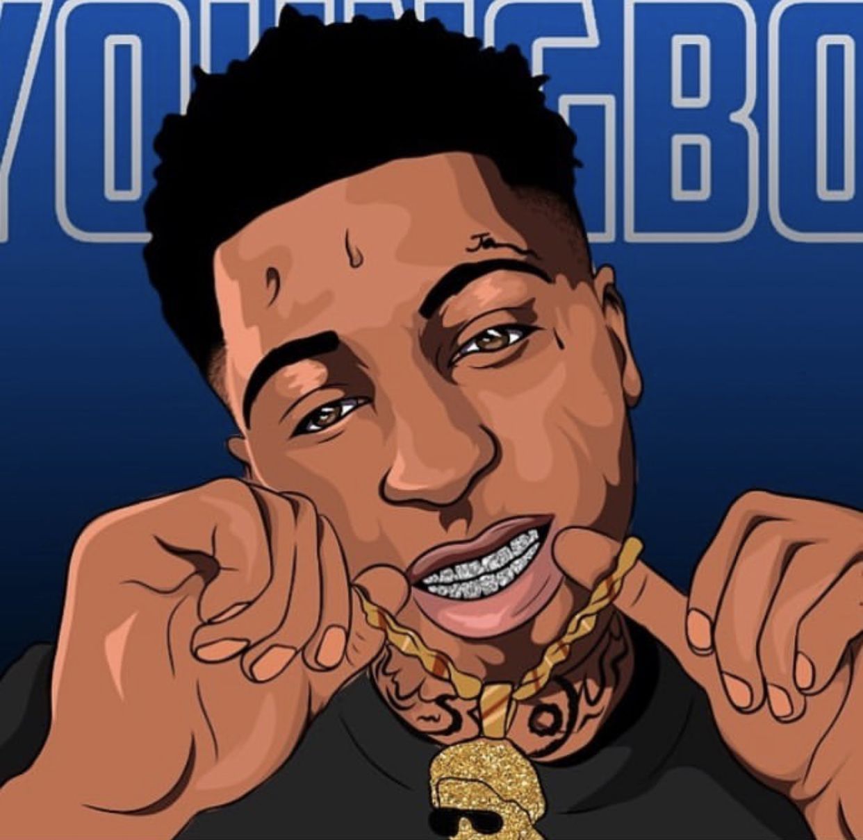 Cartoon Nle Choppa Wallpapers