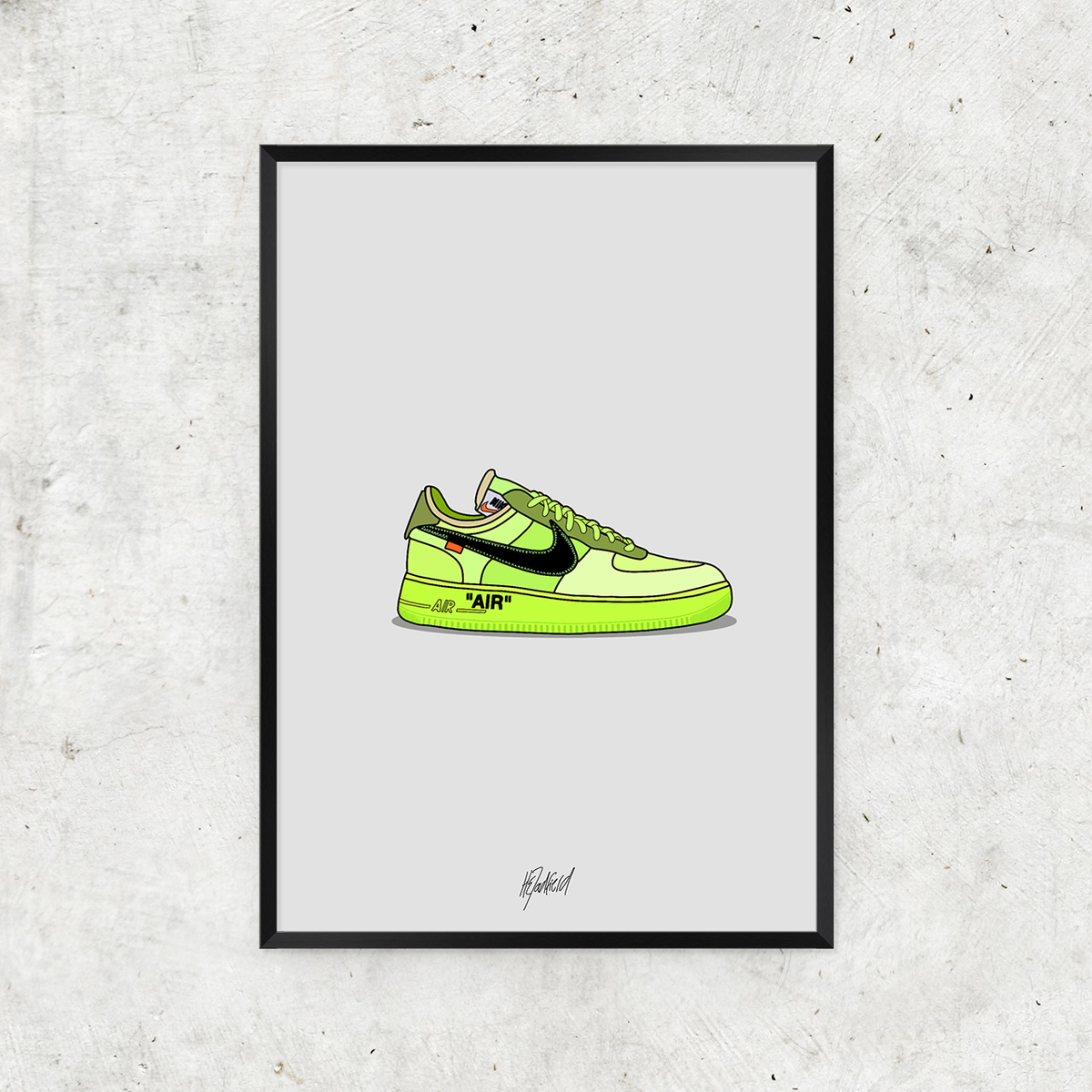 Cartoon Off White Shoes Wallpapers