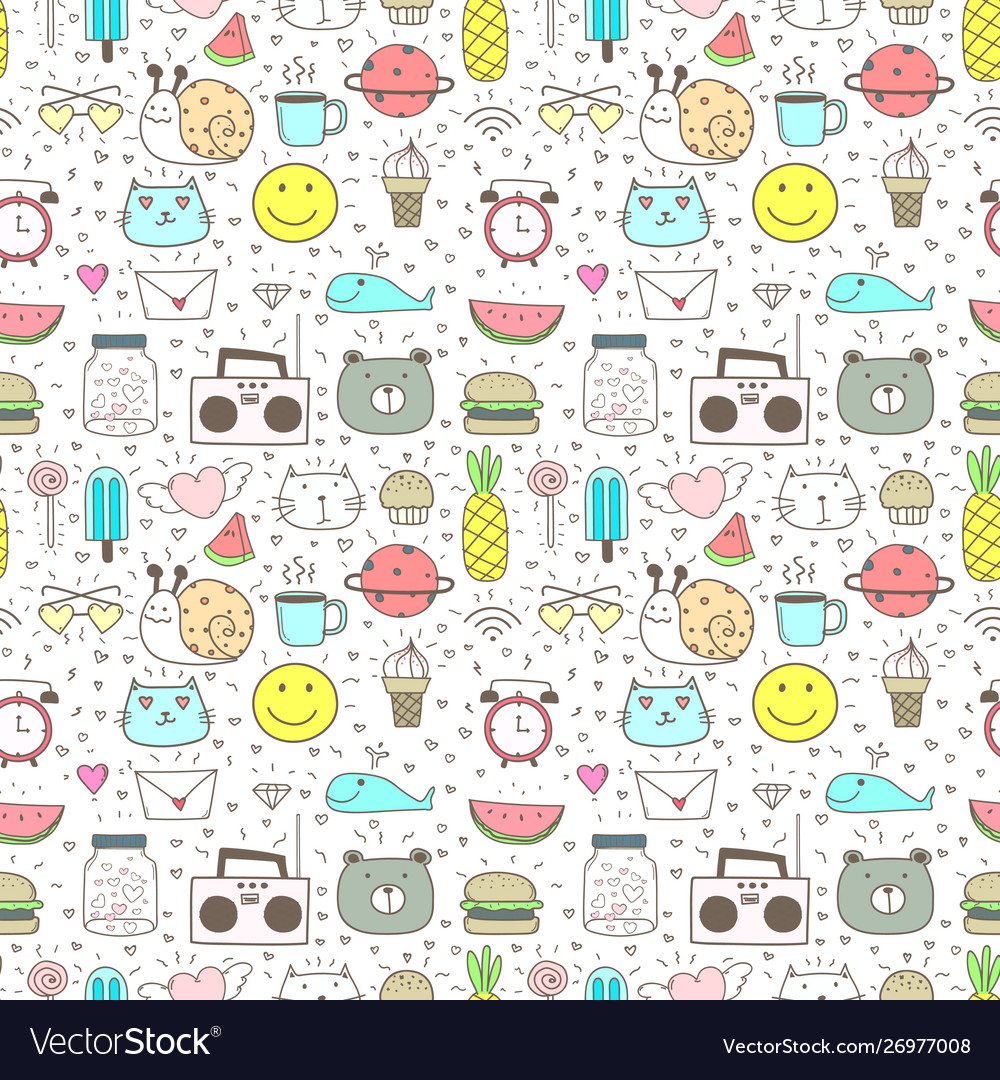 Cartoon Pattern Wallpapers