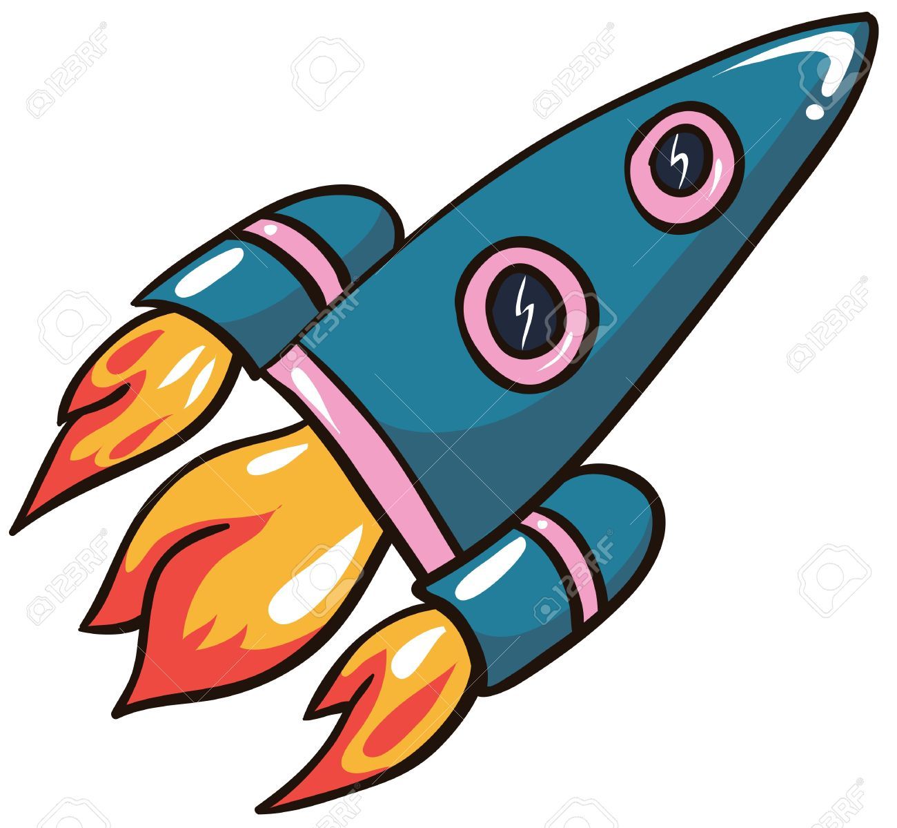 Cartoon Rocket Wallpapers