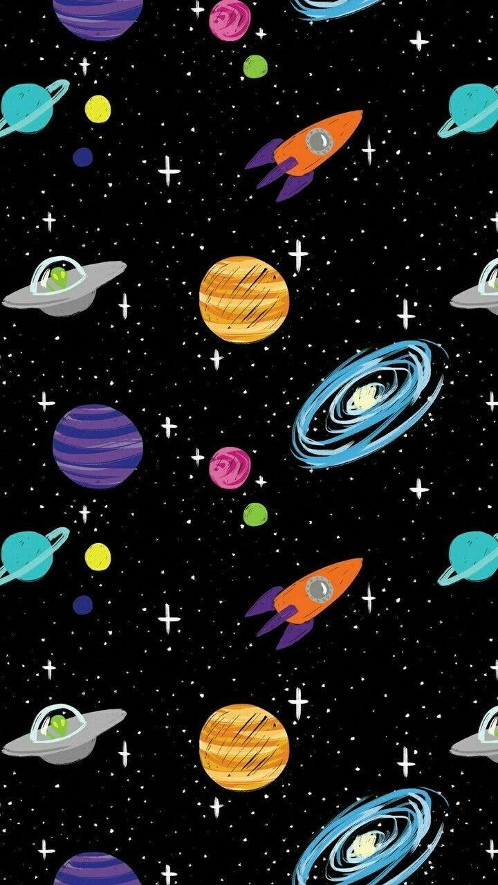 Cartoon Space Wallpapers