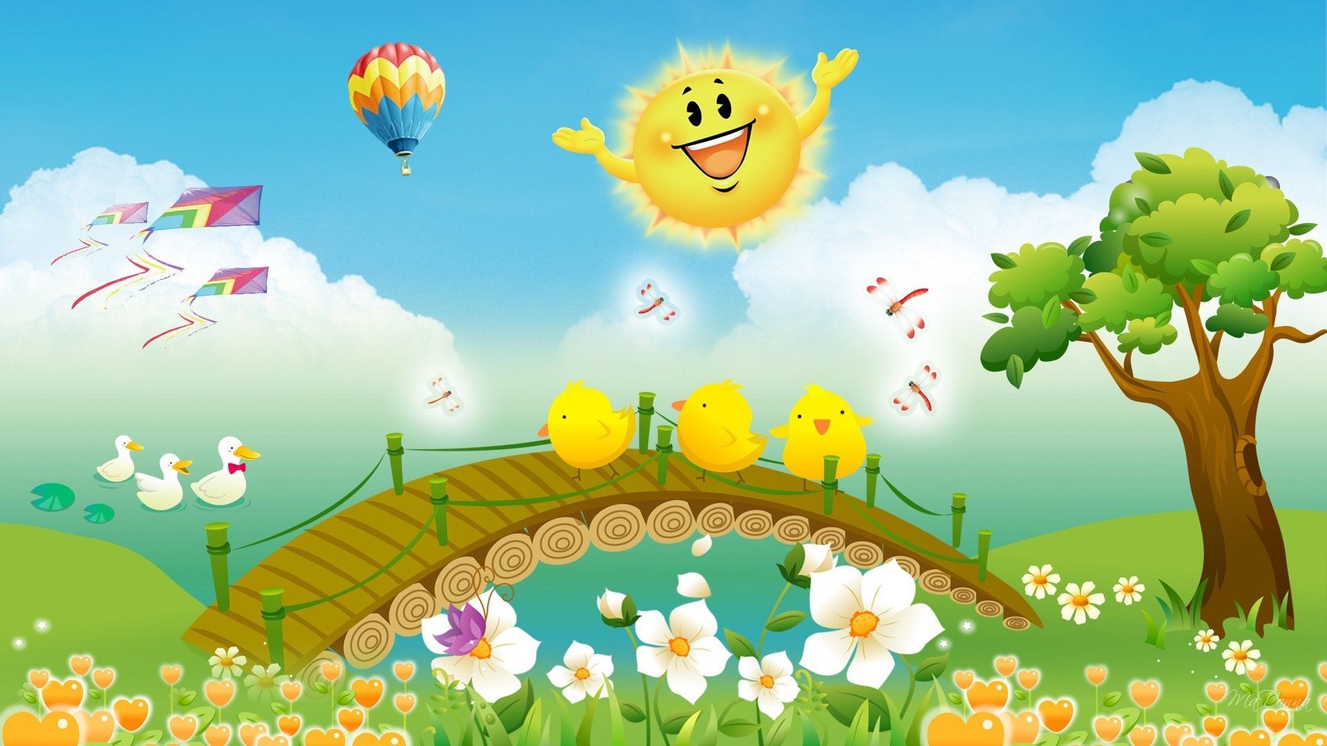 Cartoon Spring Wallpapers