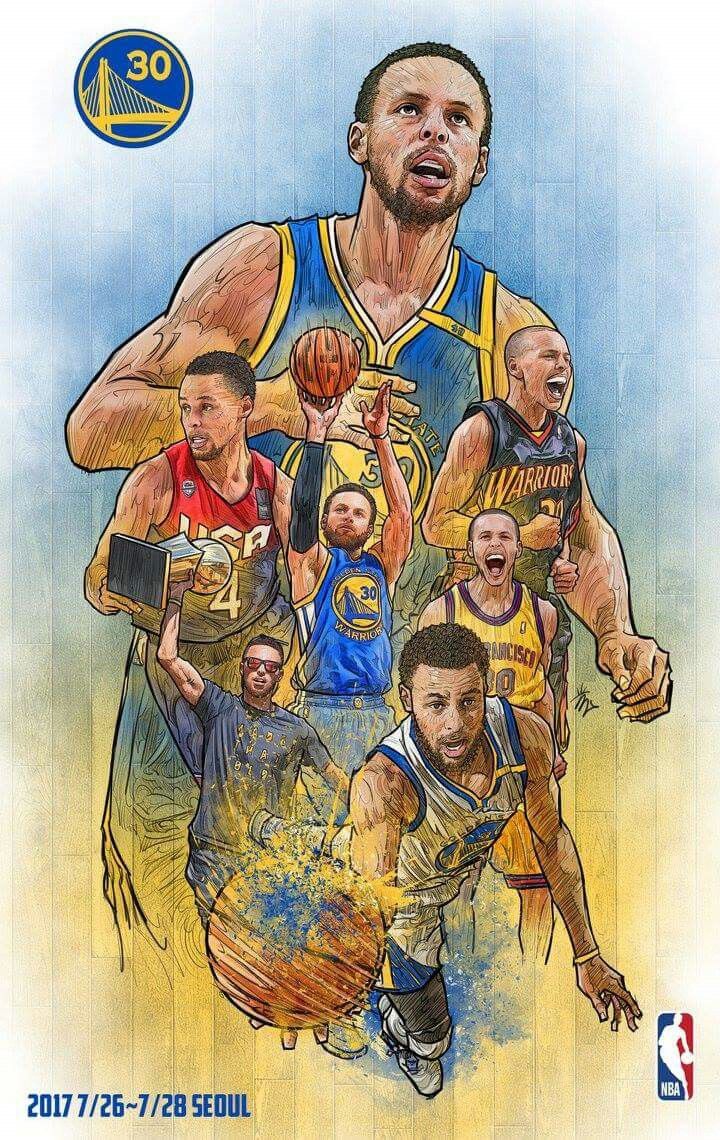 Cartoon Stephen Curry Wallpapers