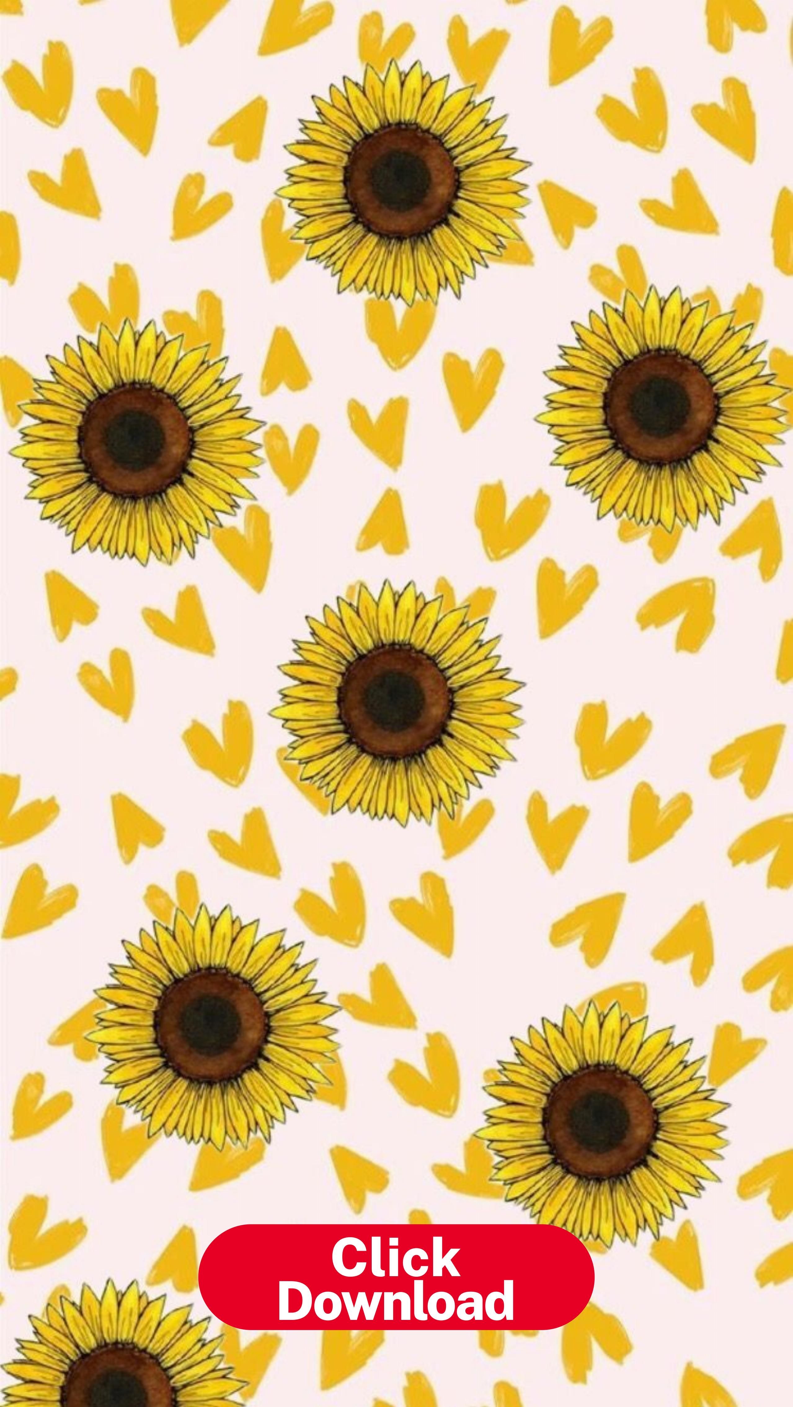 Cartoon Sunflower Wallpapers