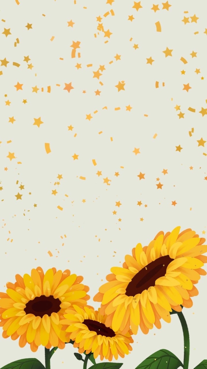 Cartoon Sunflower Wallpapers