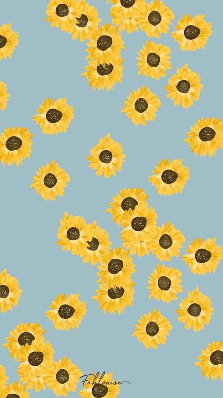 Cartoon Sunflower Wallpapers