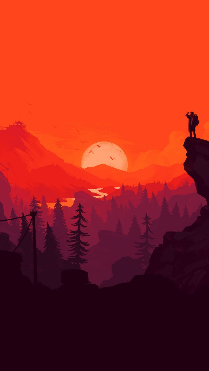 Cartoon Sunset Wallpapers