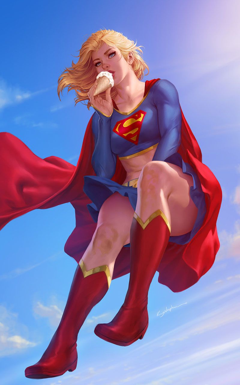 Cartoon Supergirl Wallpapers