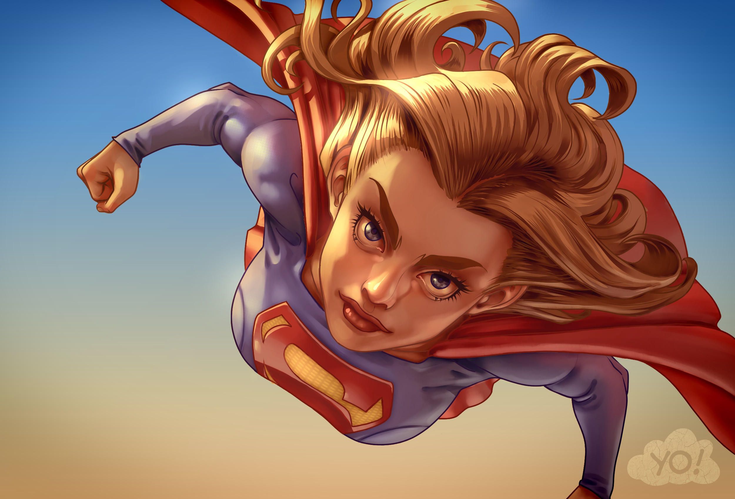 Cartoon Supergirl Wallpapers