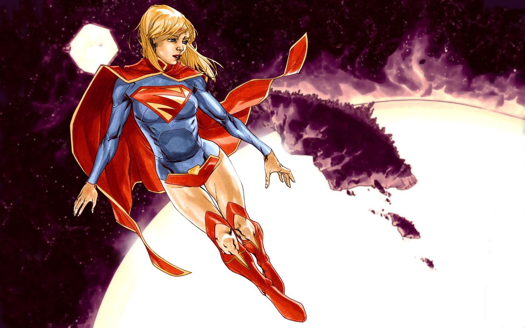 Cartoon Supergirl Wallpapers