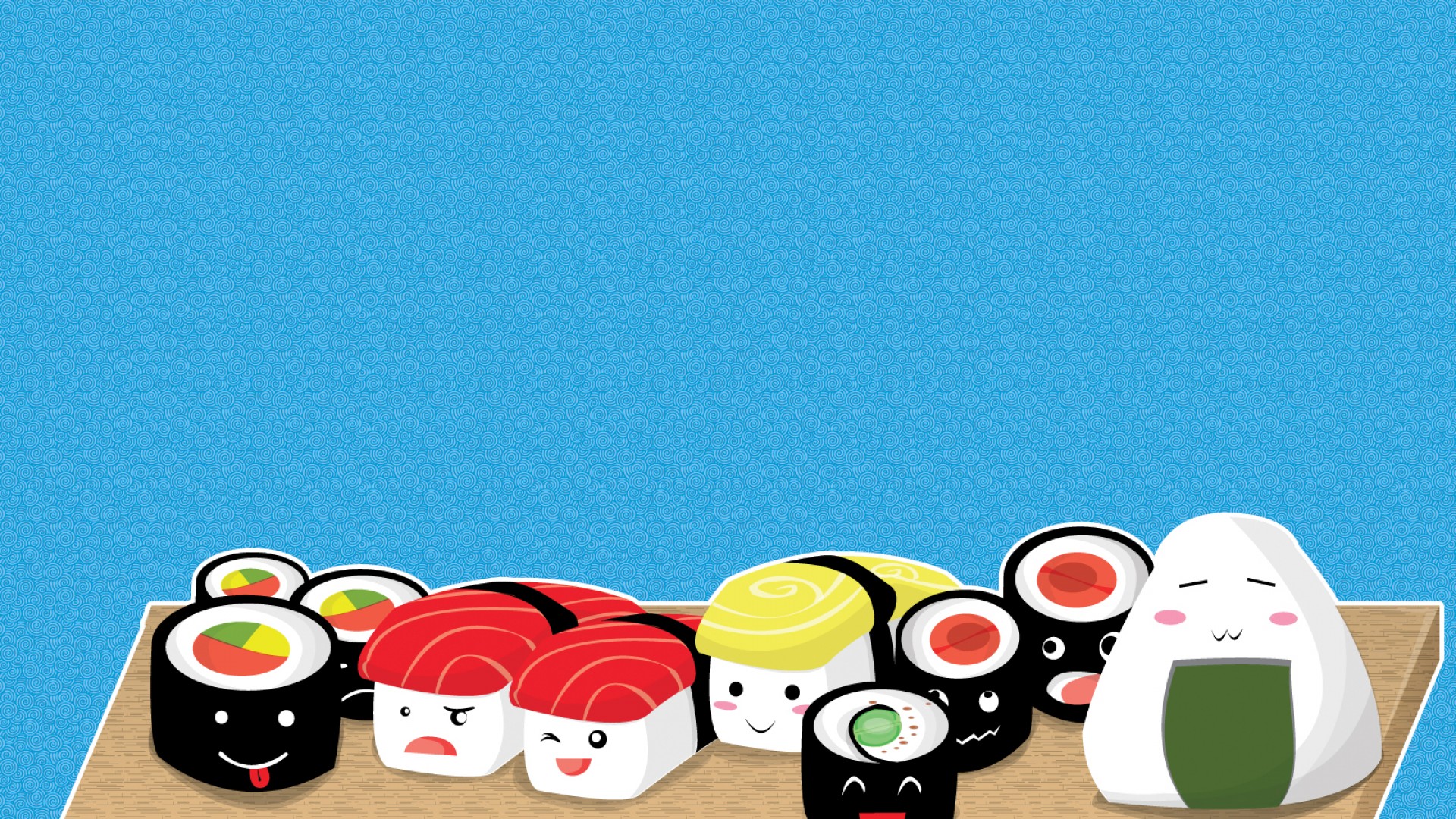 Cartoon Sushi Wallpapers