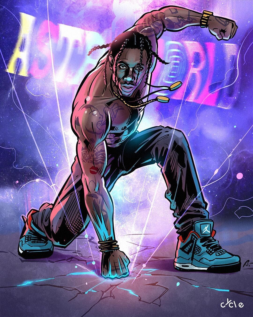 Cartoon Travis Scott Wallpapers