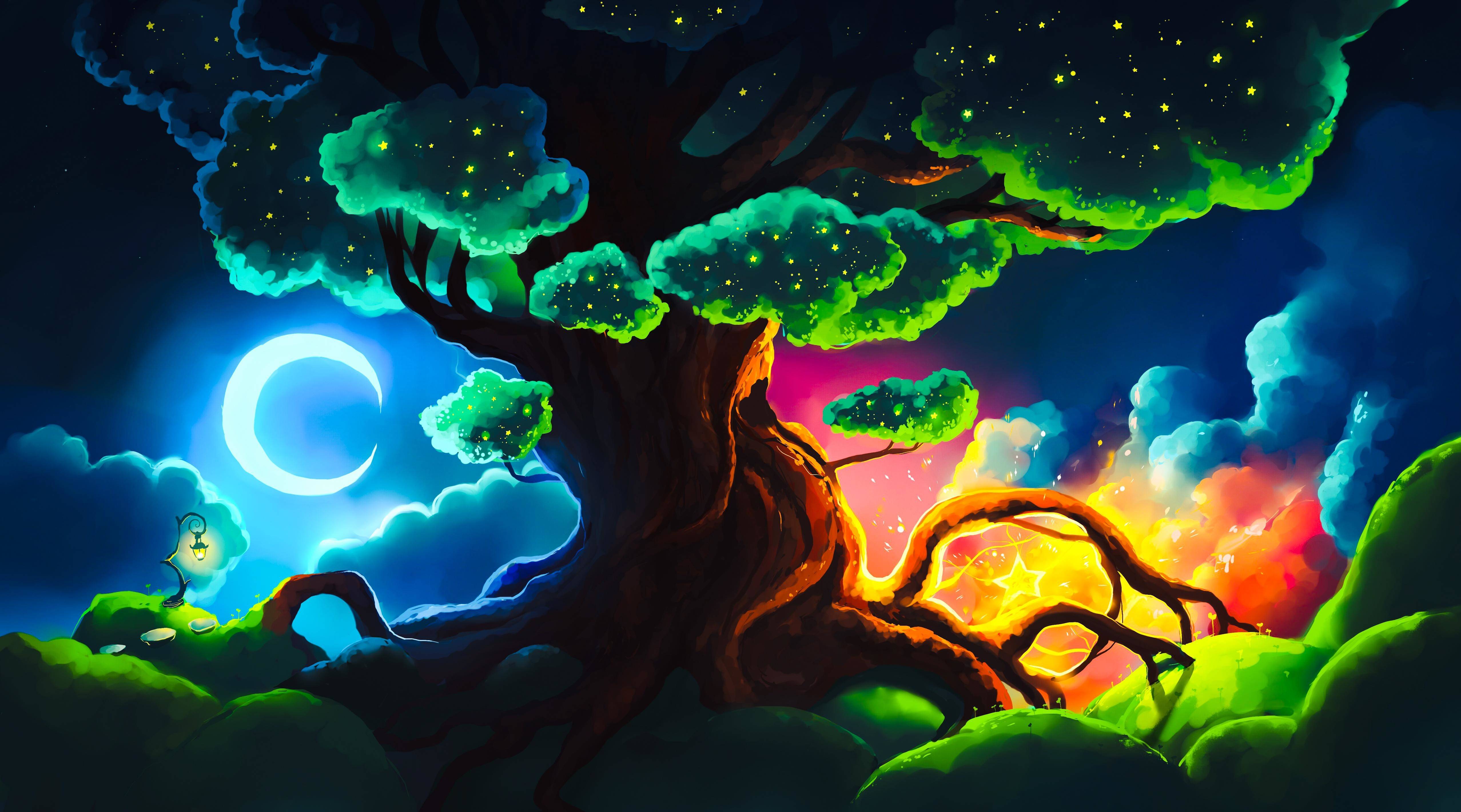 Cartoon Trees Wallpapers