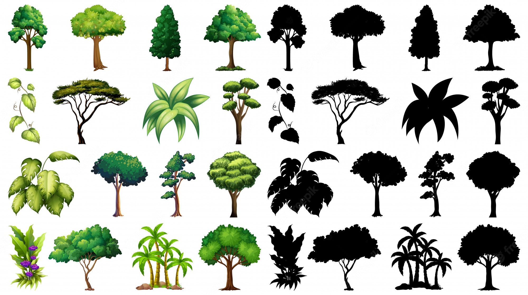 Cartoon Trees Wallpapers