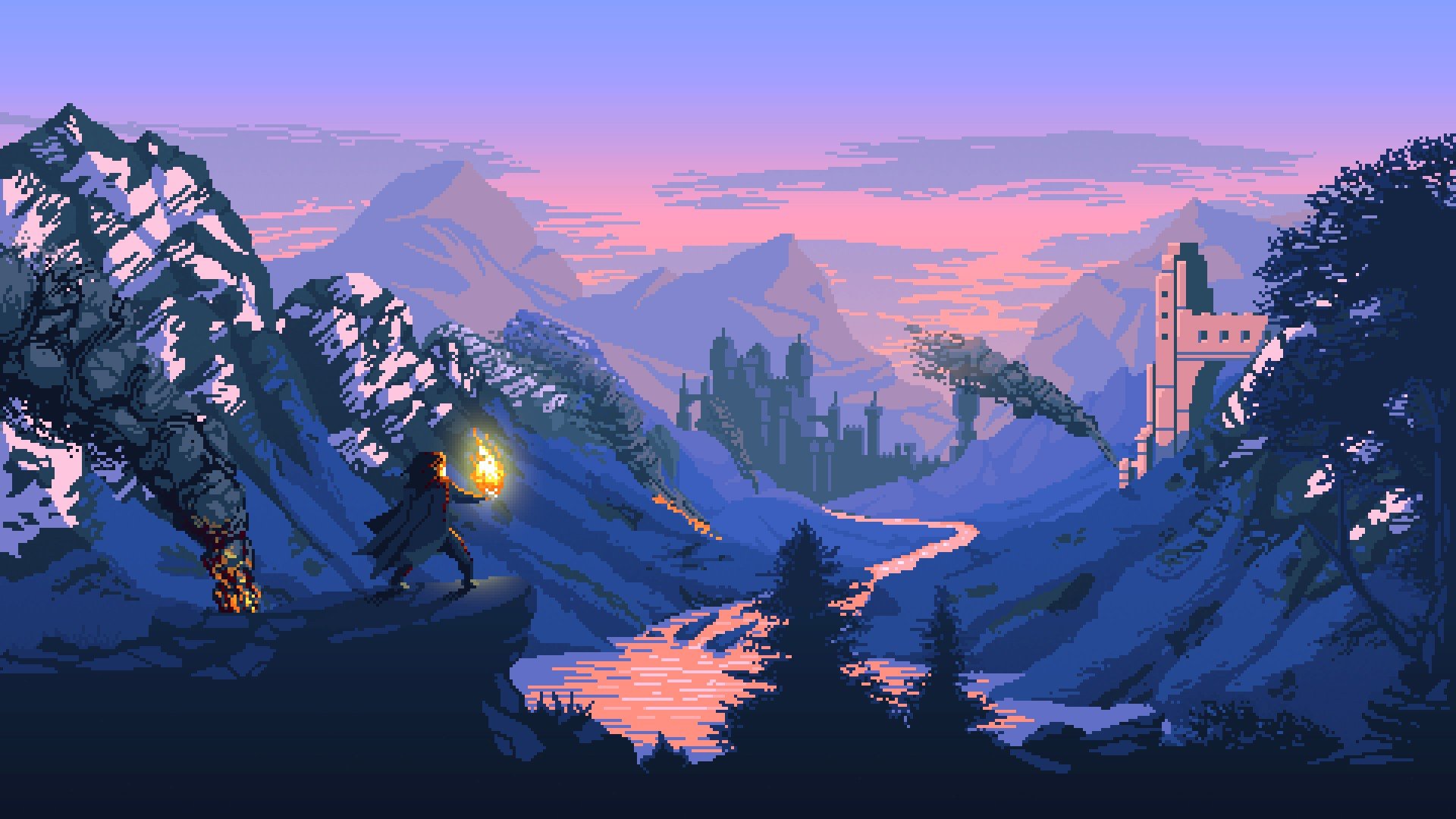 Castle Pixel Art Wallpapers