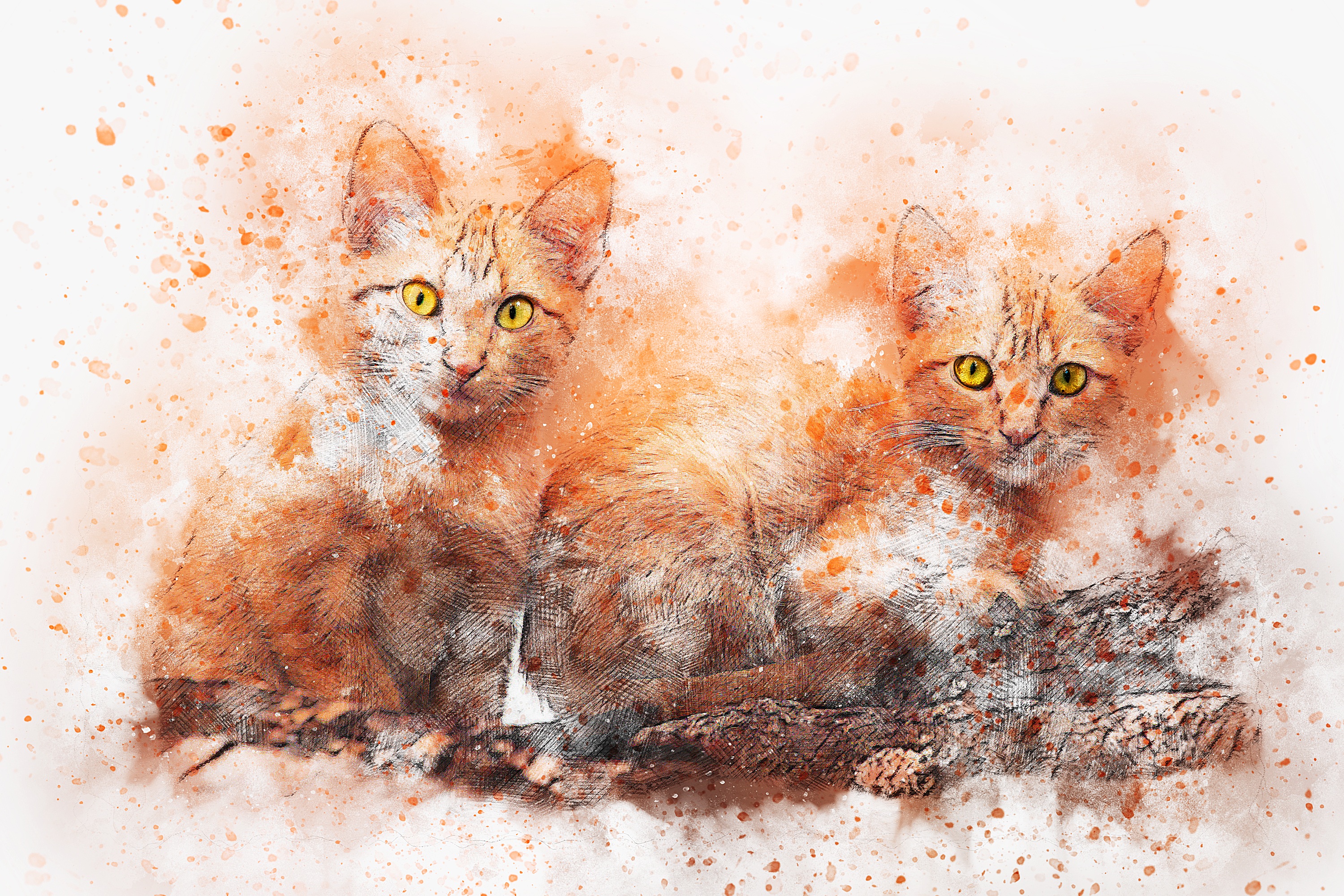 Cat Art Wallpapers