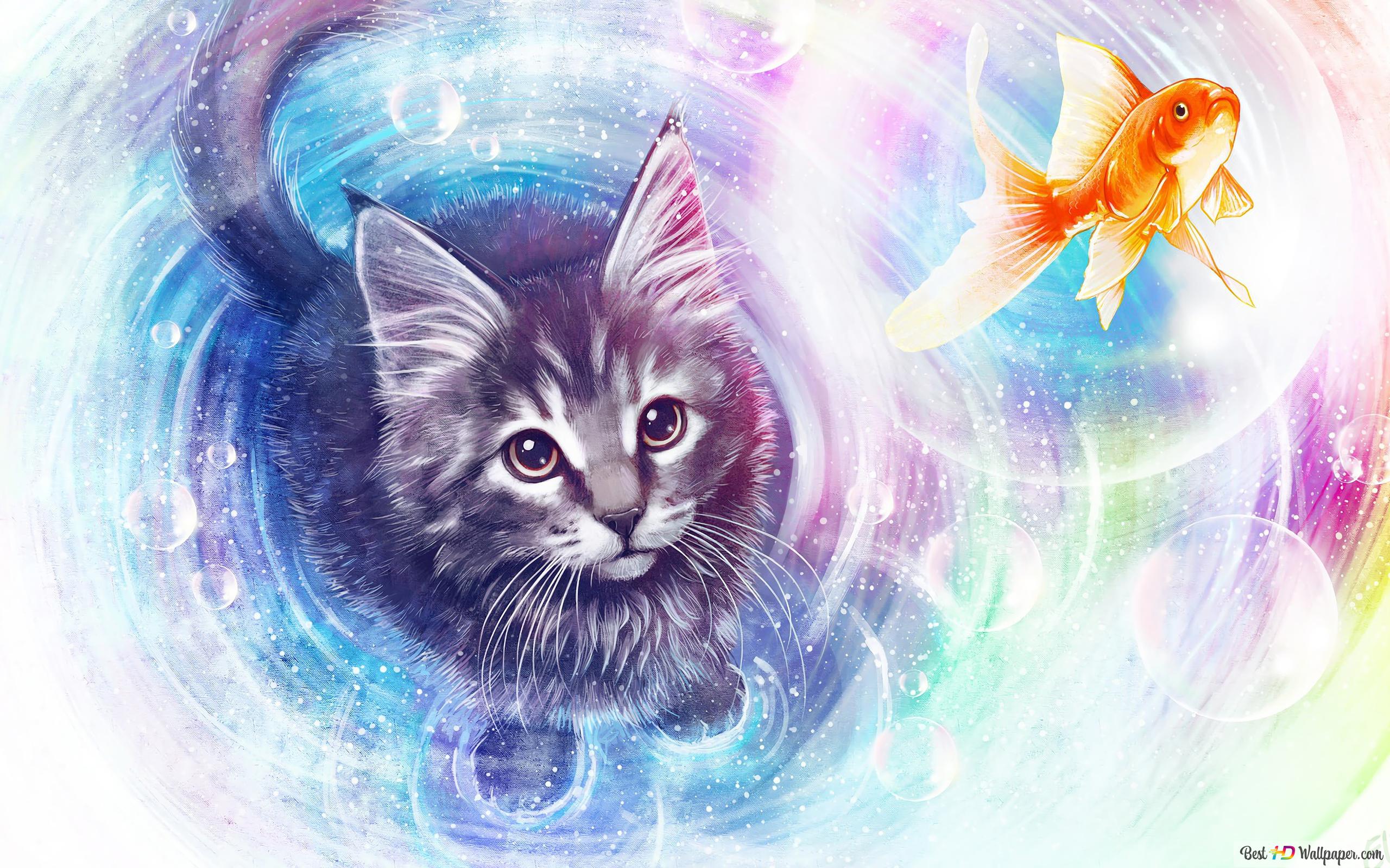 Cat Art Wallpapers