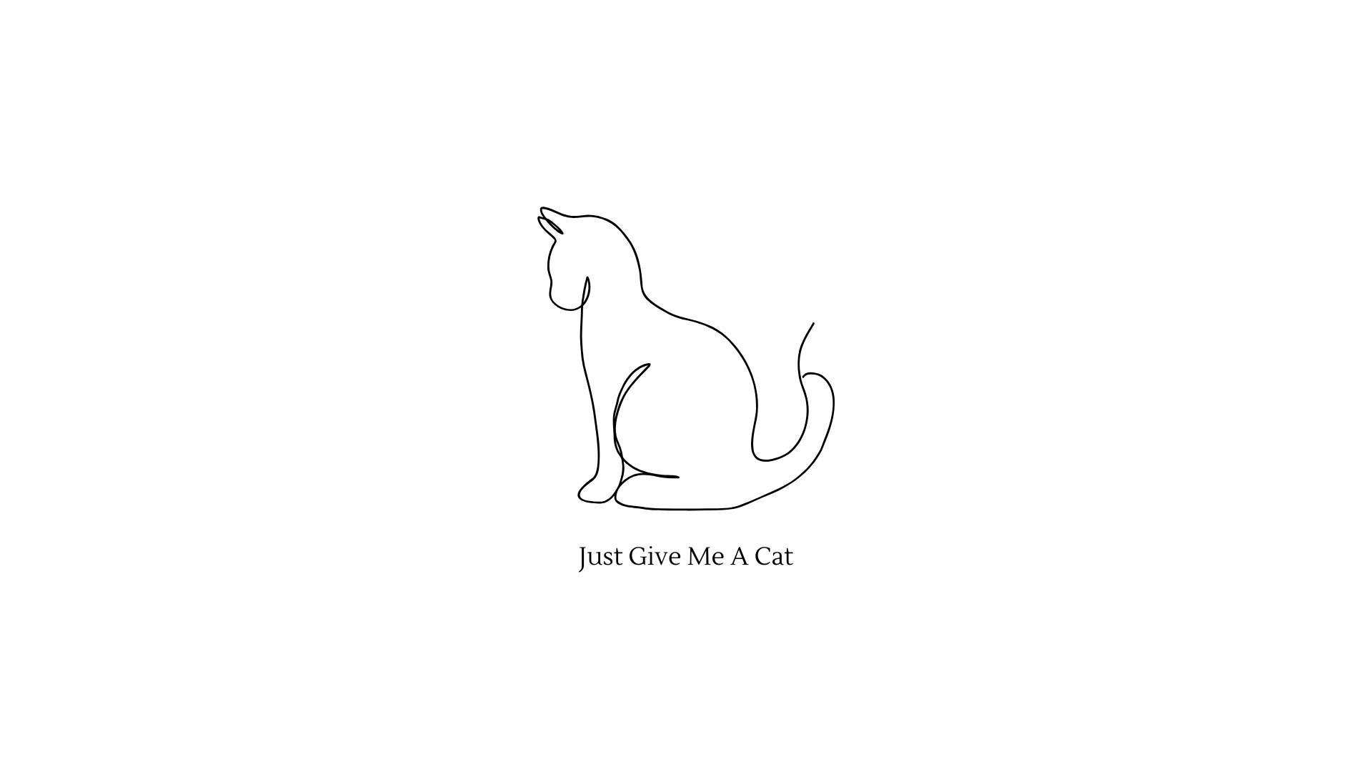 Cat Drawing Wallpapers