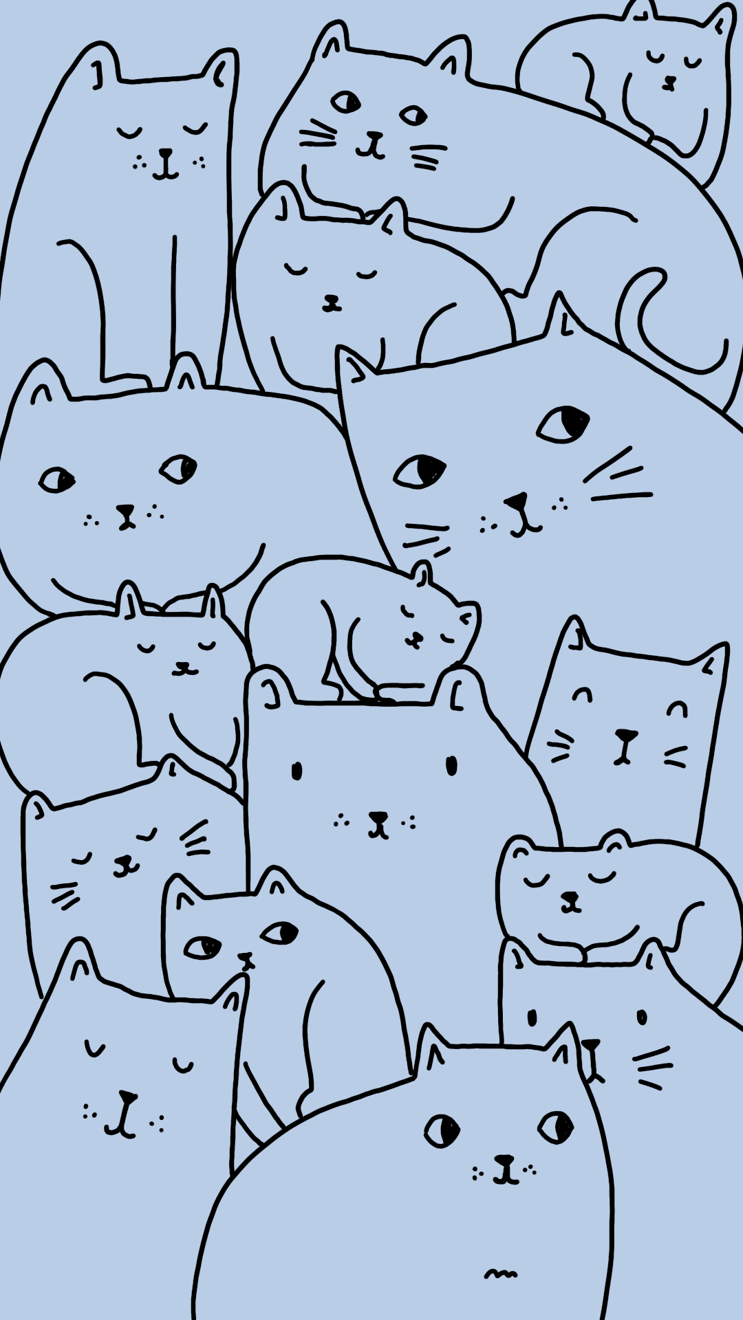 Cat Drawings Wallpapers