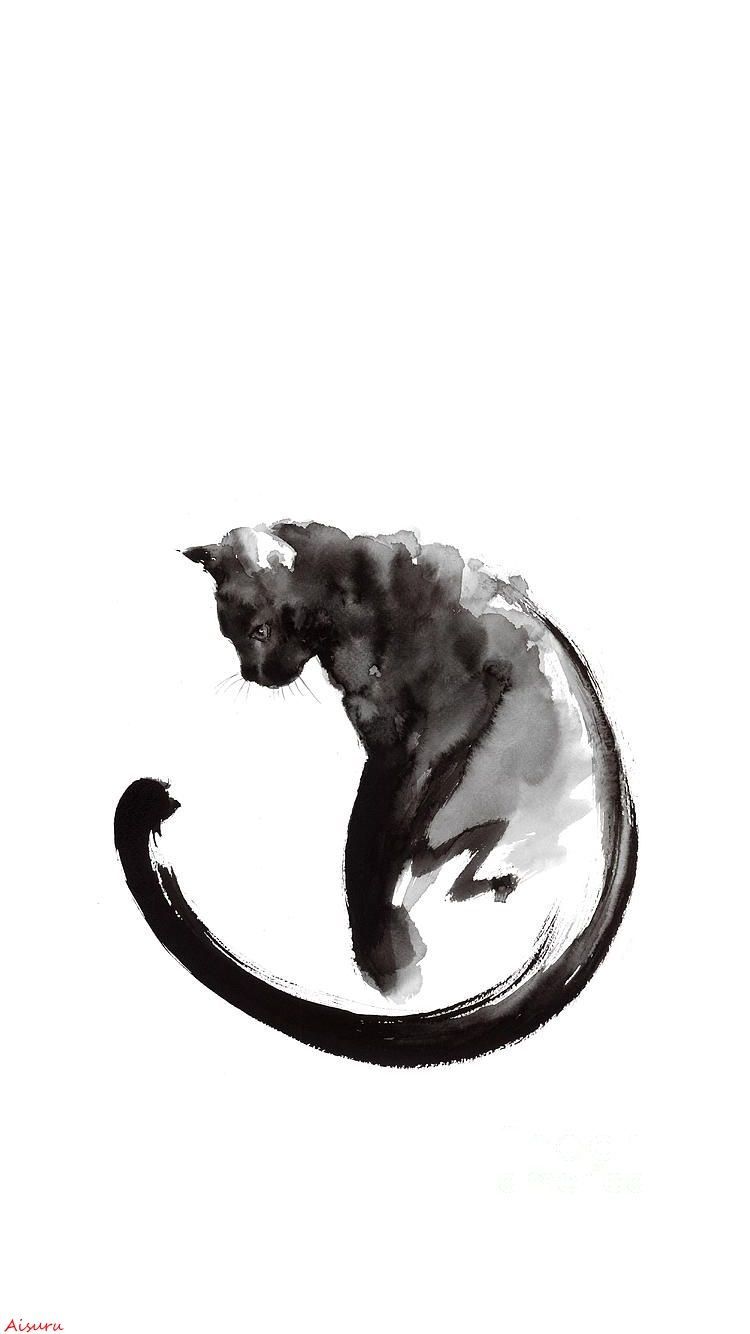 Cat Drawings Wallpapers