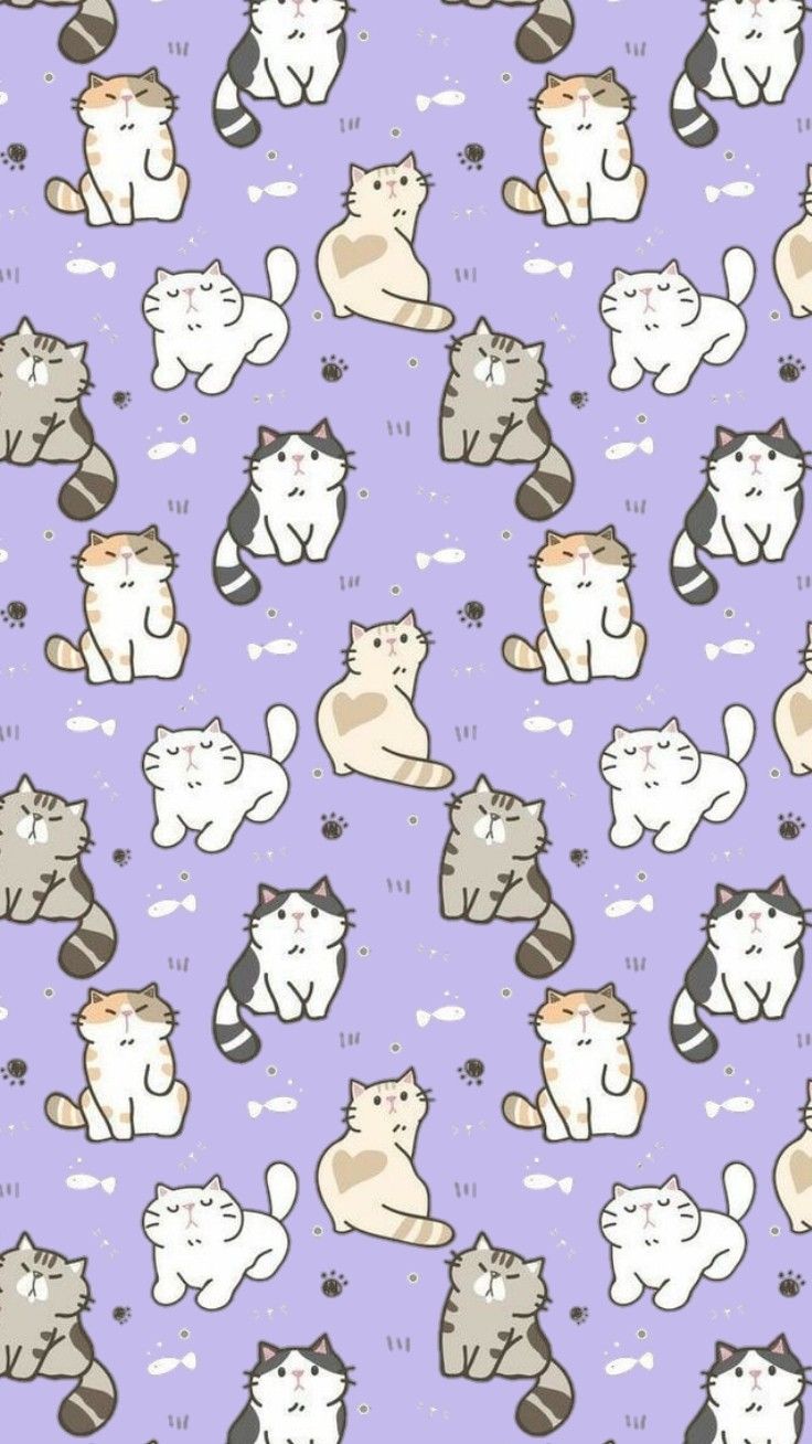 Cat Pattern Wallpapers