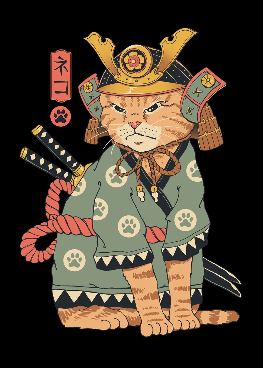 Cat Samurai Wallpapers