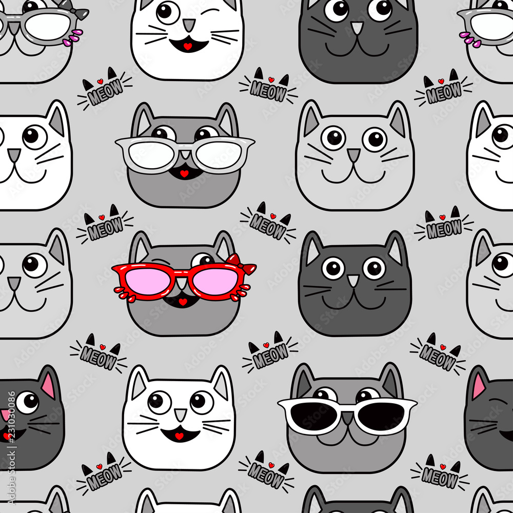 Cat With Glasses Wallpapers