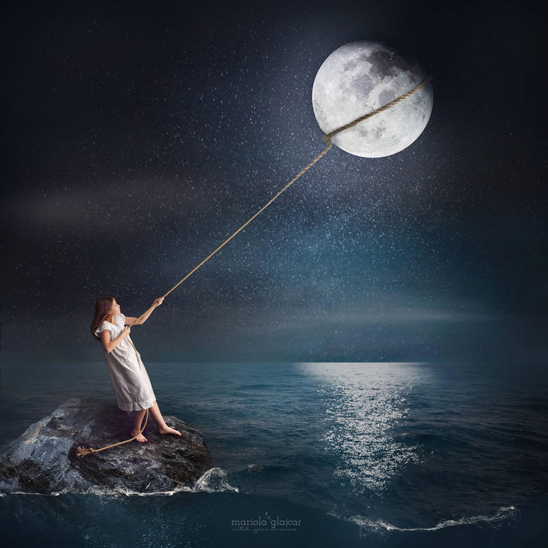 Catching The Moon In Ocean Wallpapers