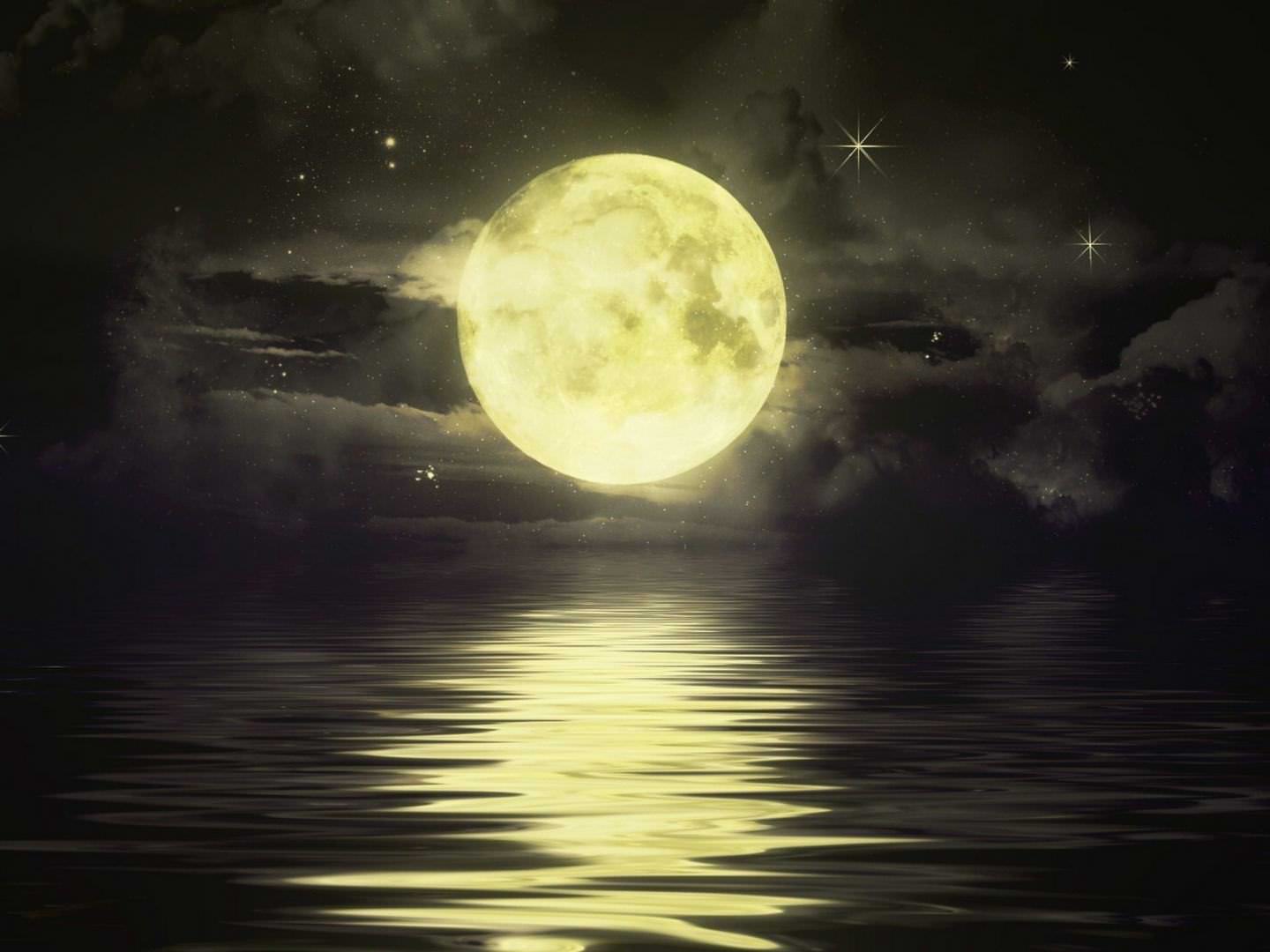 Catching The Moon In Ocean Wallpapers