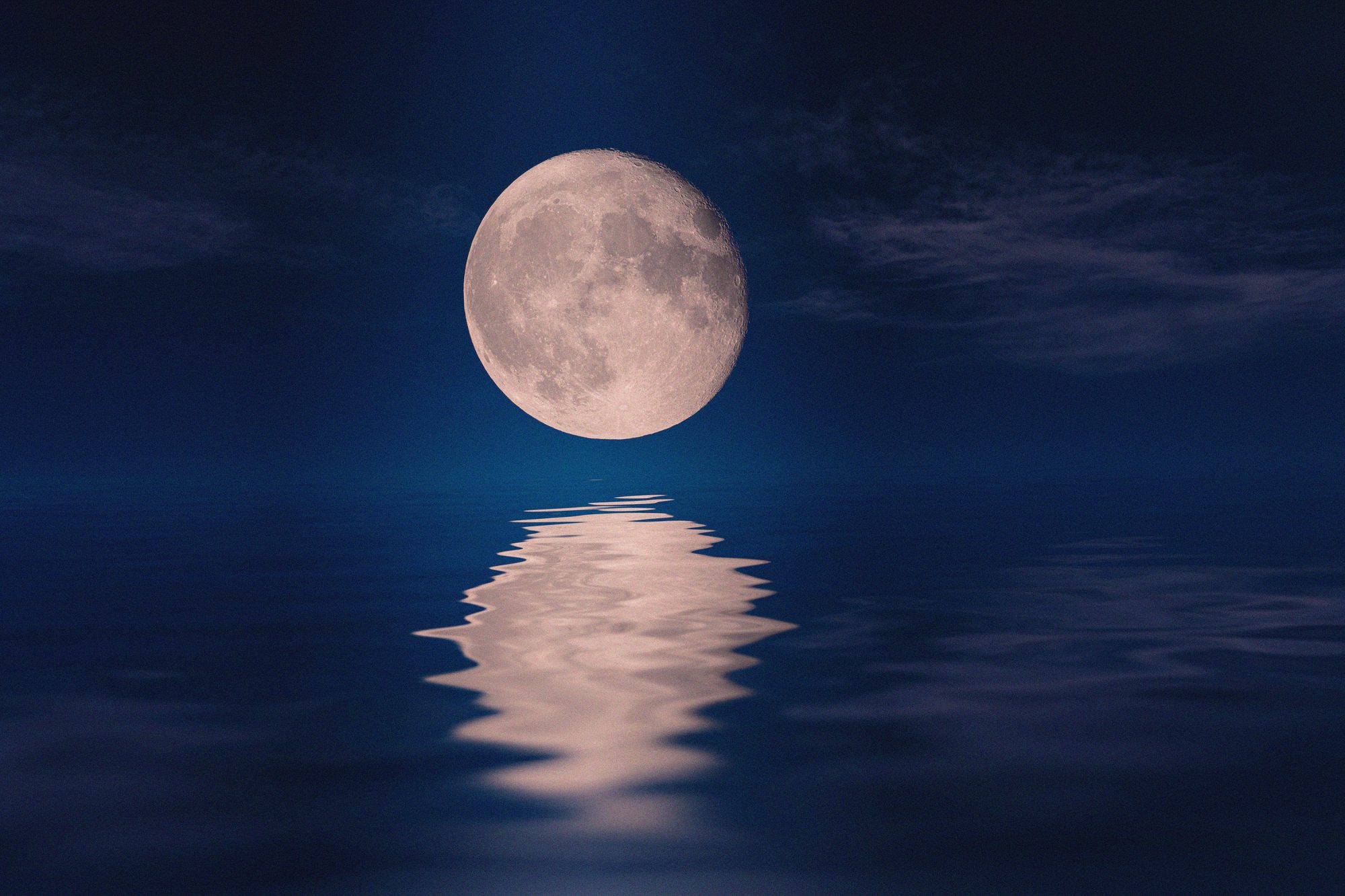 Catching The Moon In Ocean Wallpapers