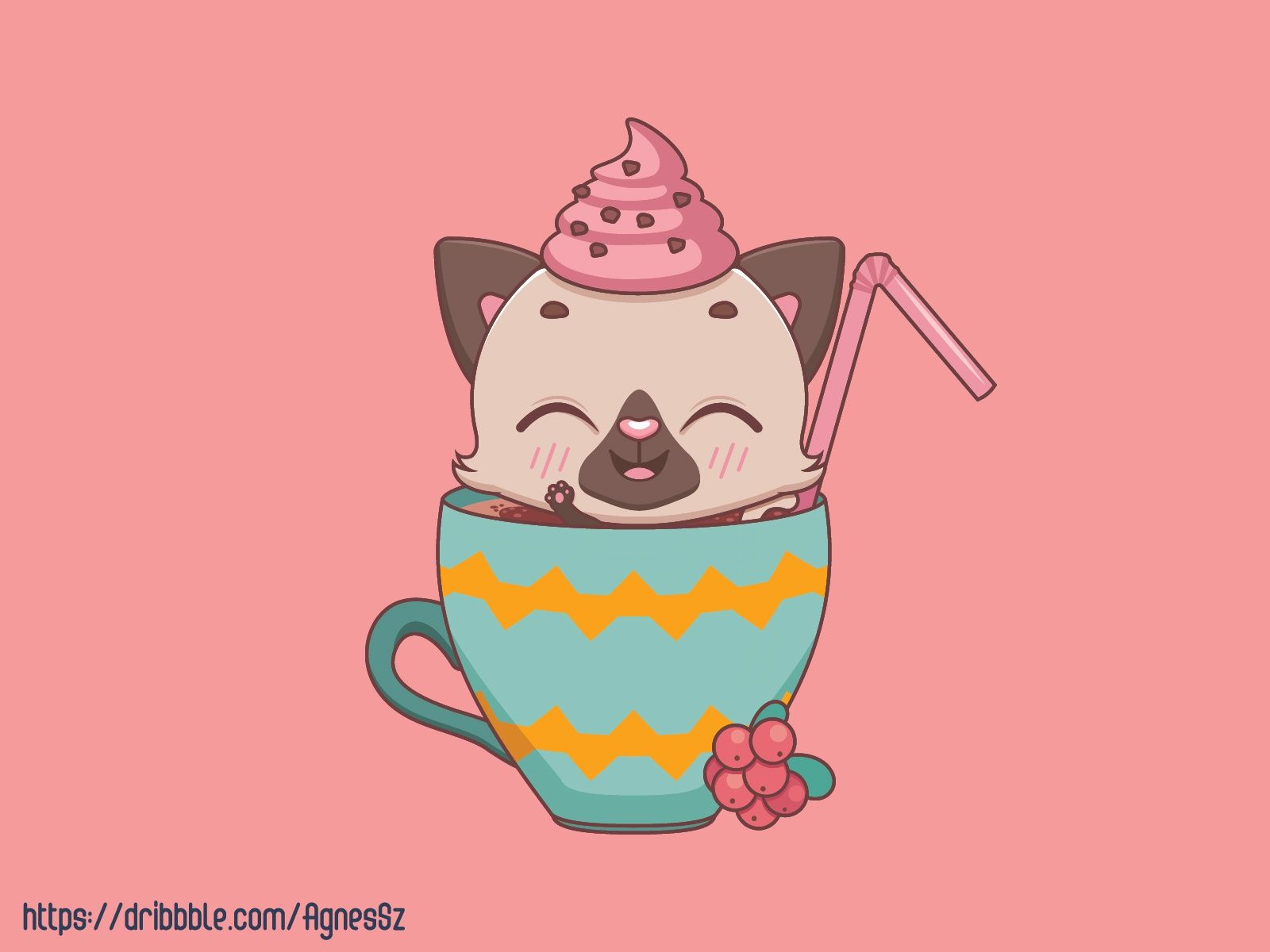 Catpuccino Wallpapers