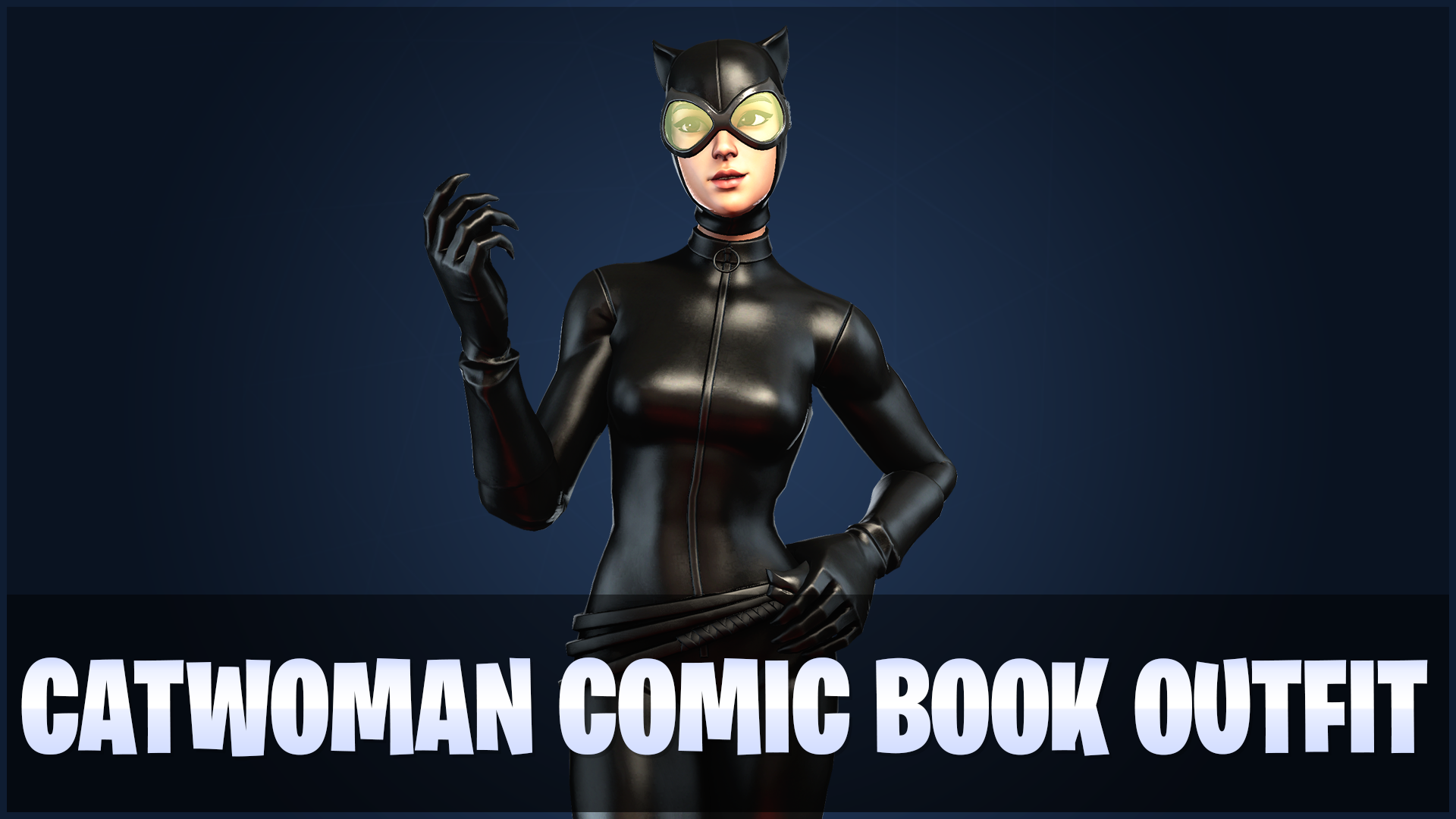 Catwoman Comic Book Outfit Fortnite Wallpapers