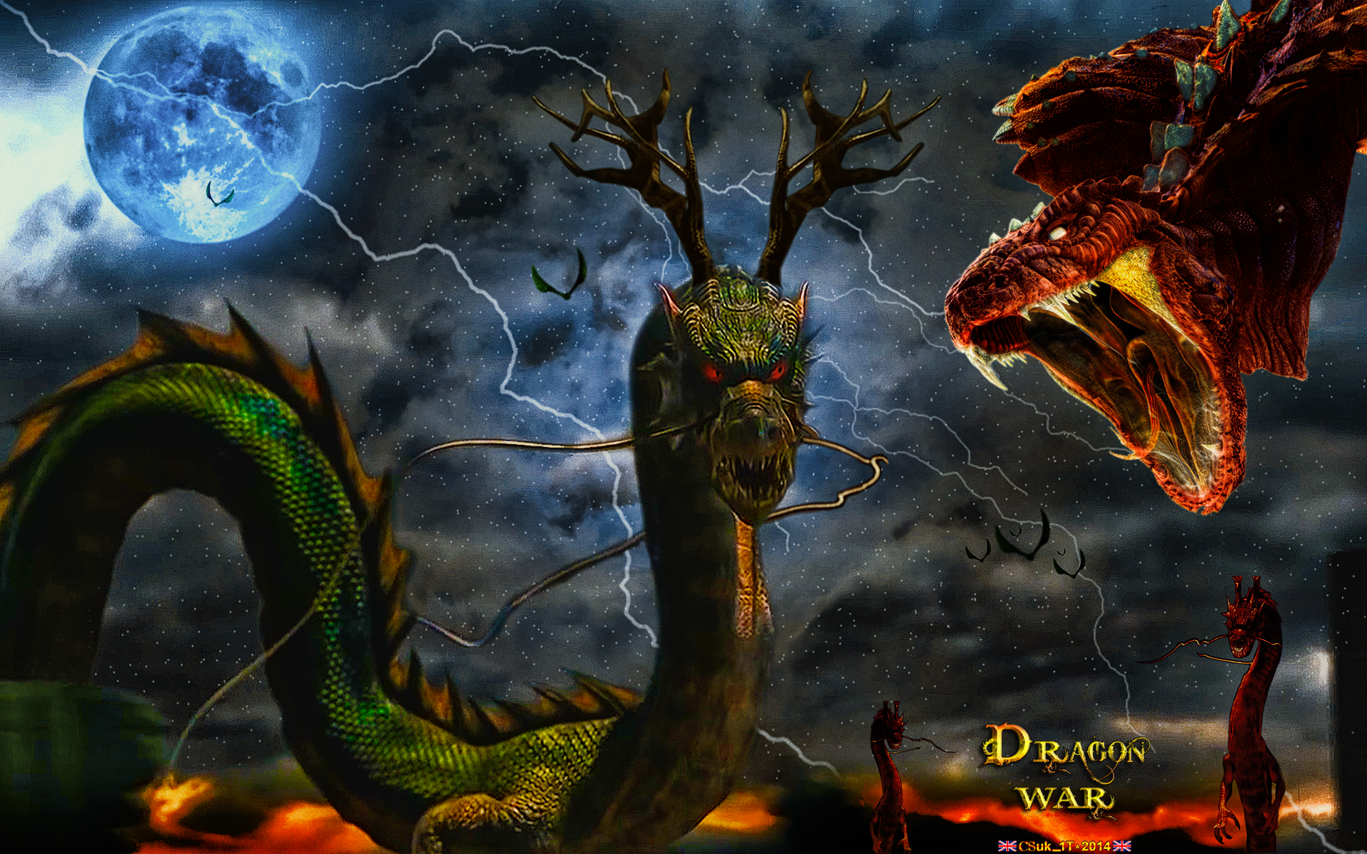 Celestial Dragon Art Wallpapers