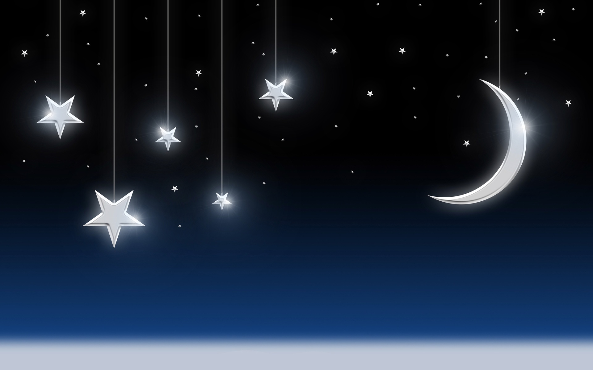 Celestial Moon And Stars Wallpapers