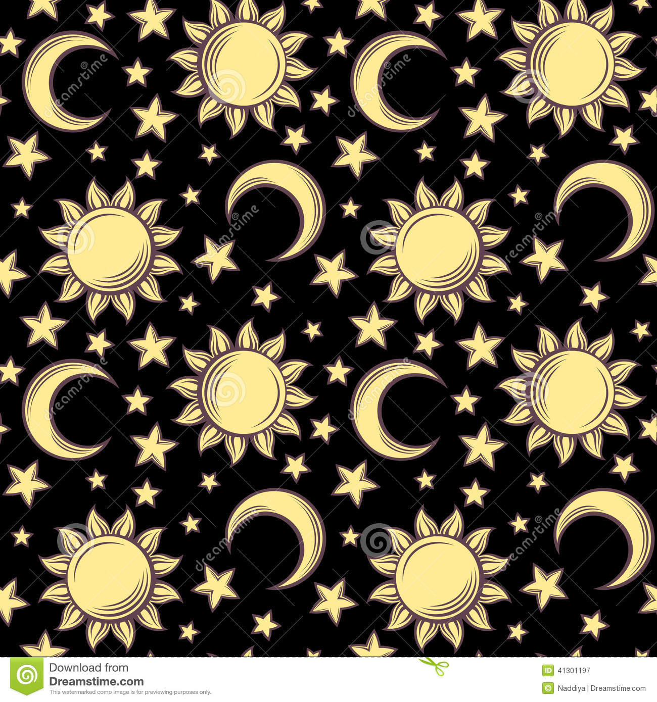 Celestial Moon And Stars Wallpapers