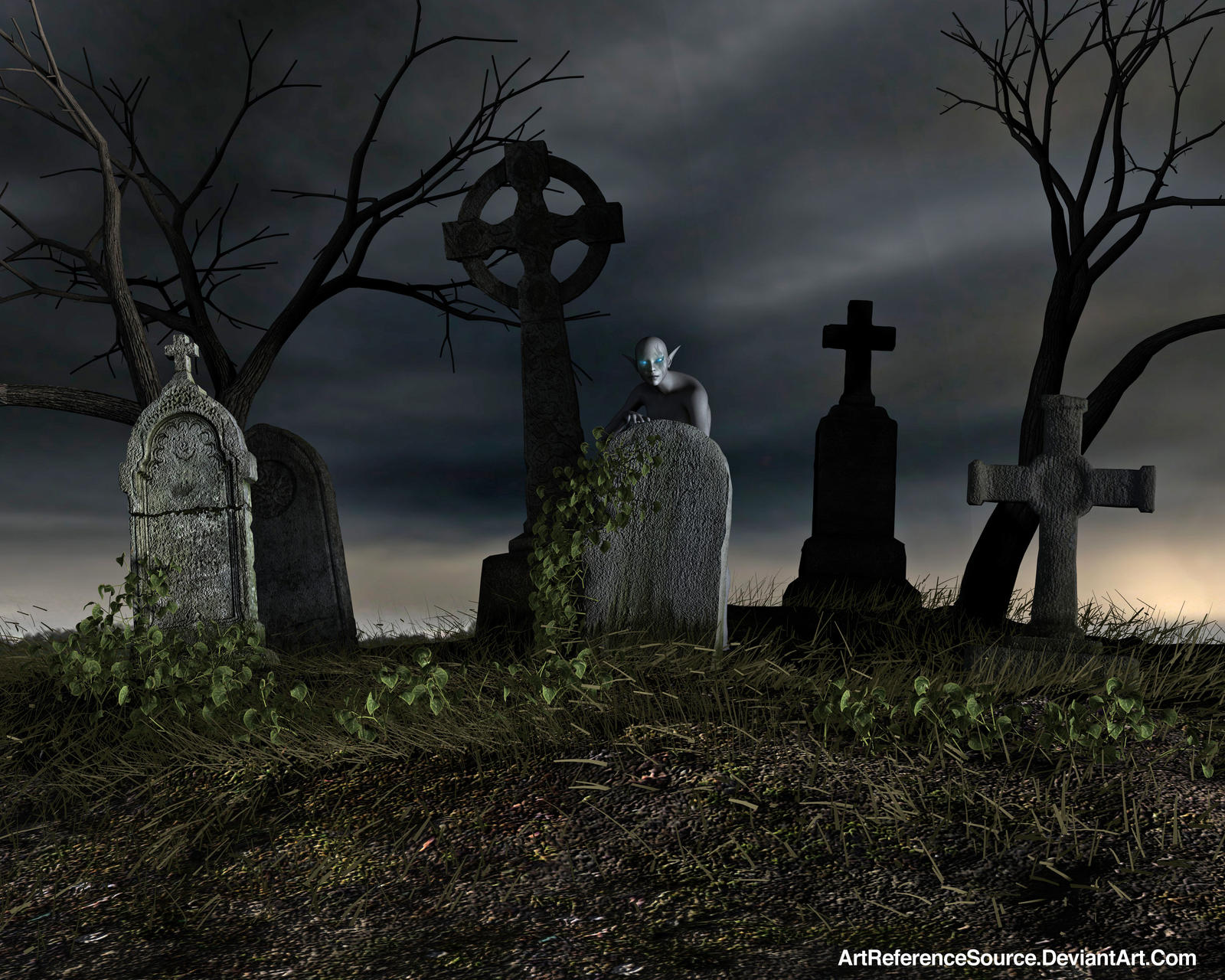 Cemetery Backgrounds