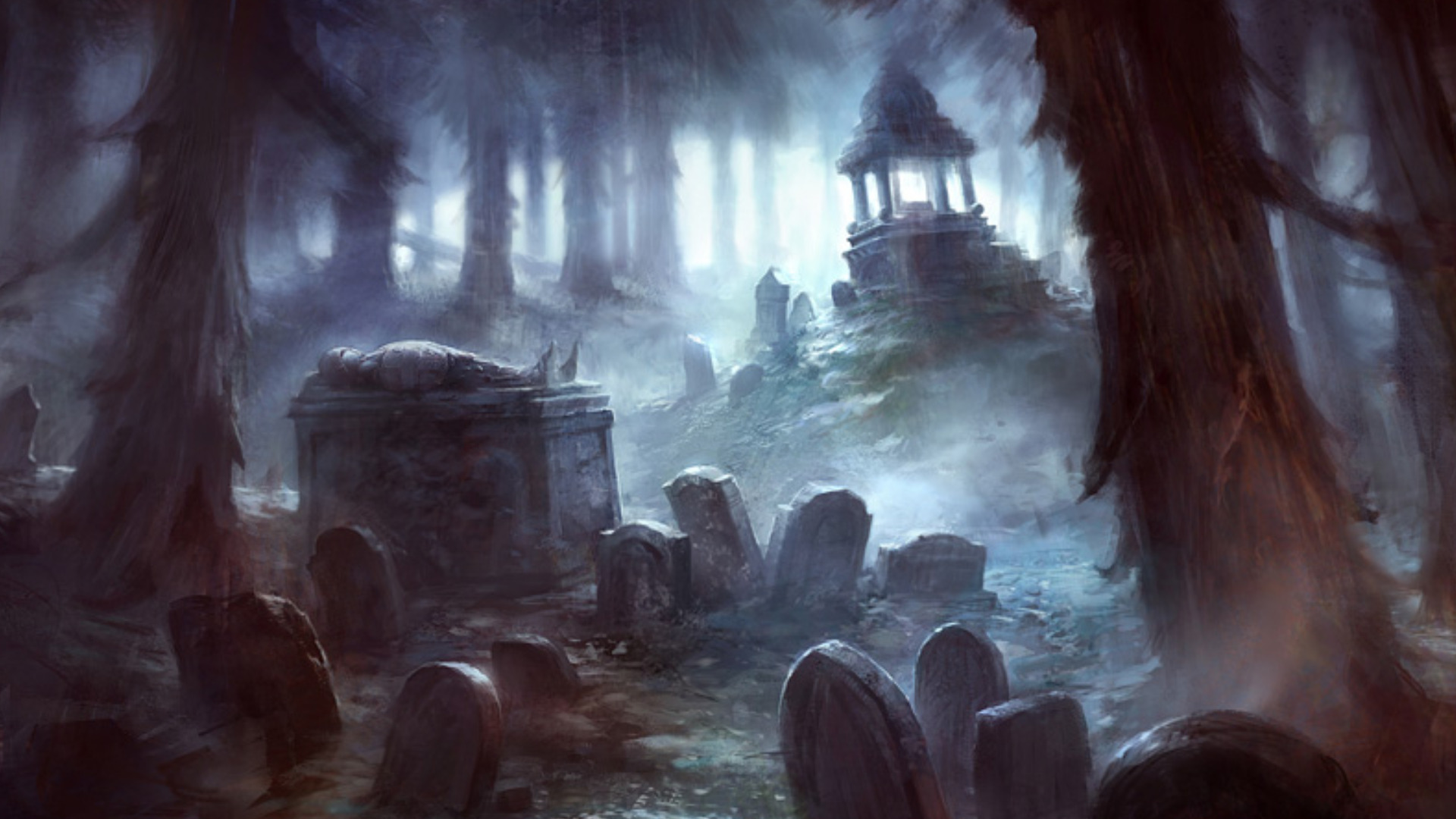 Cemetery Backgrounds