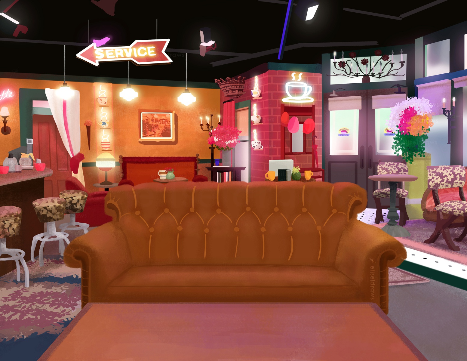 Central Perk Background