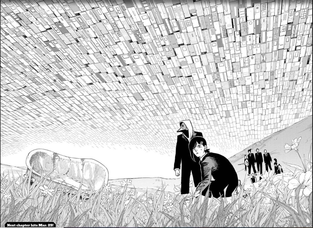 Chainsaw Man Panels Wallpapers