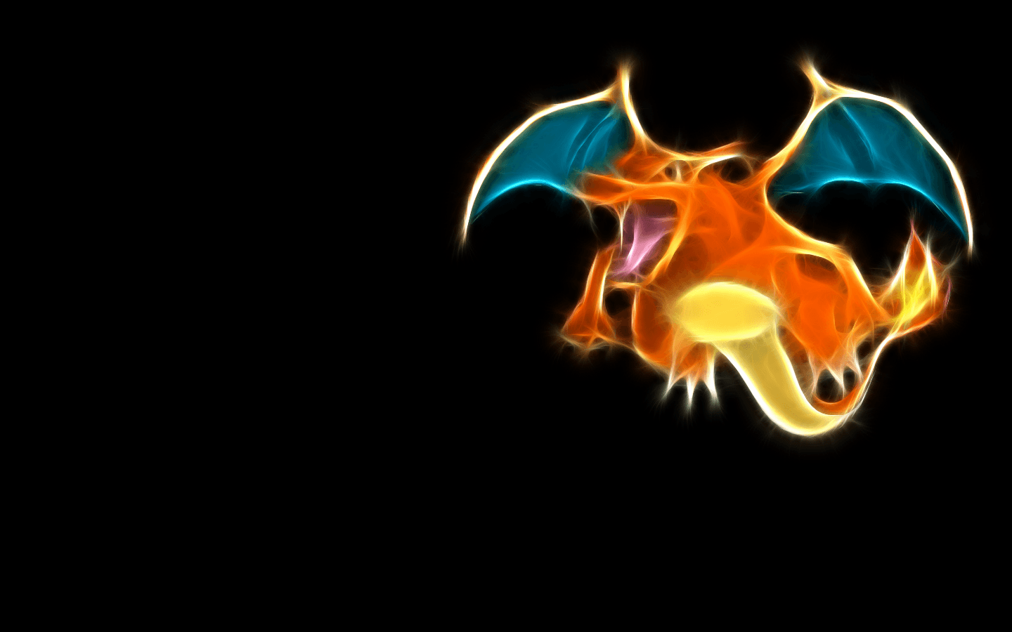 Charizard Black Background