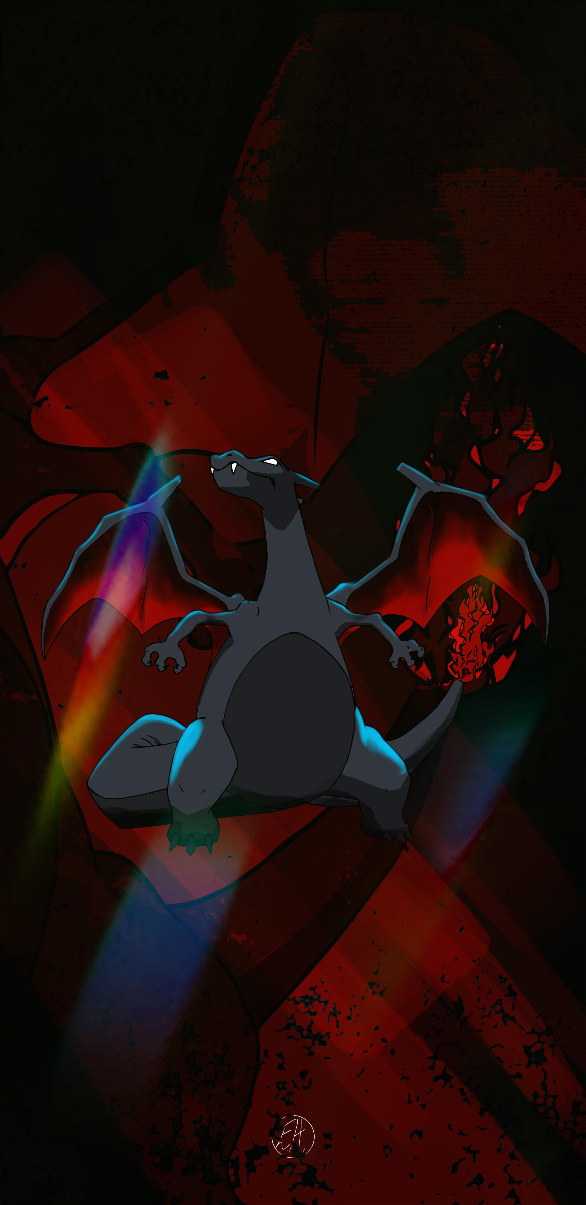 Charizard Black Background