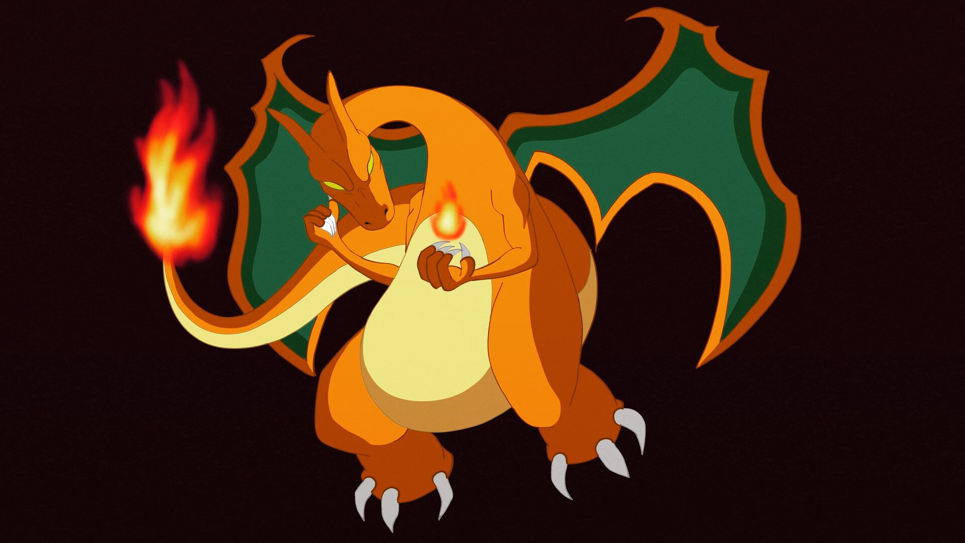 Charizard Black Background