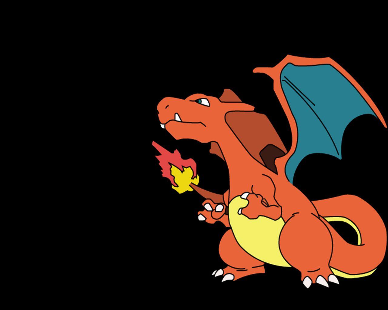 Charizard Black Background