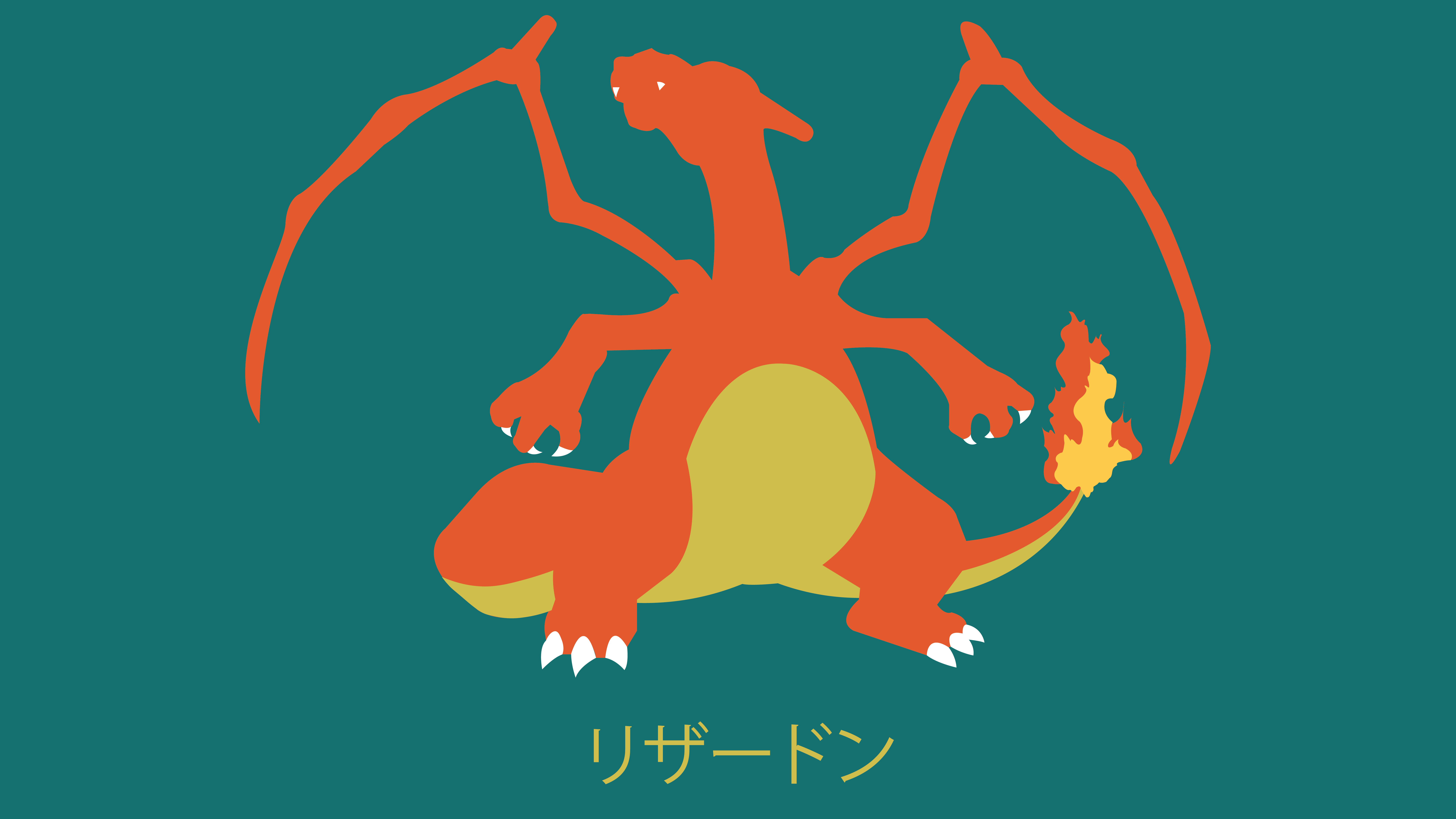 Charizard Minimalism Wallpapers