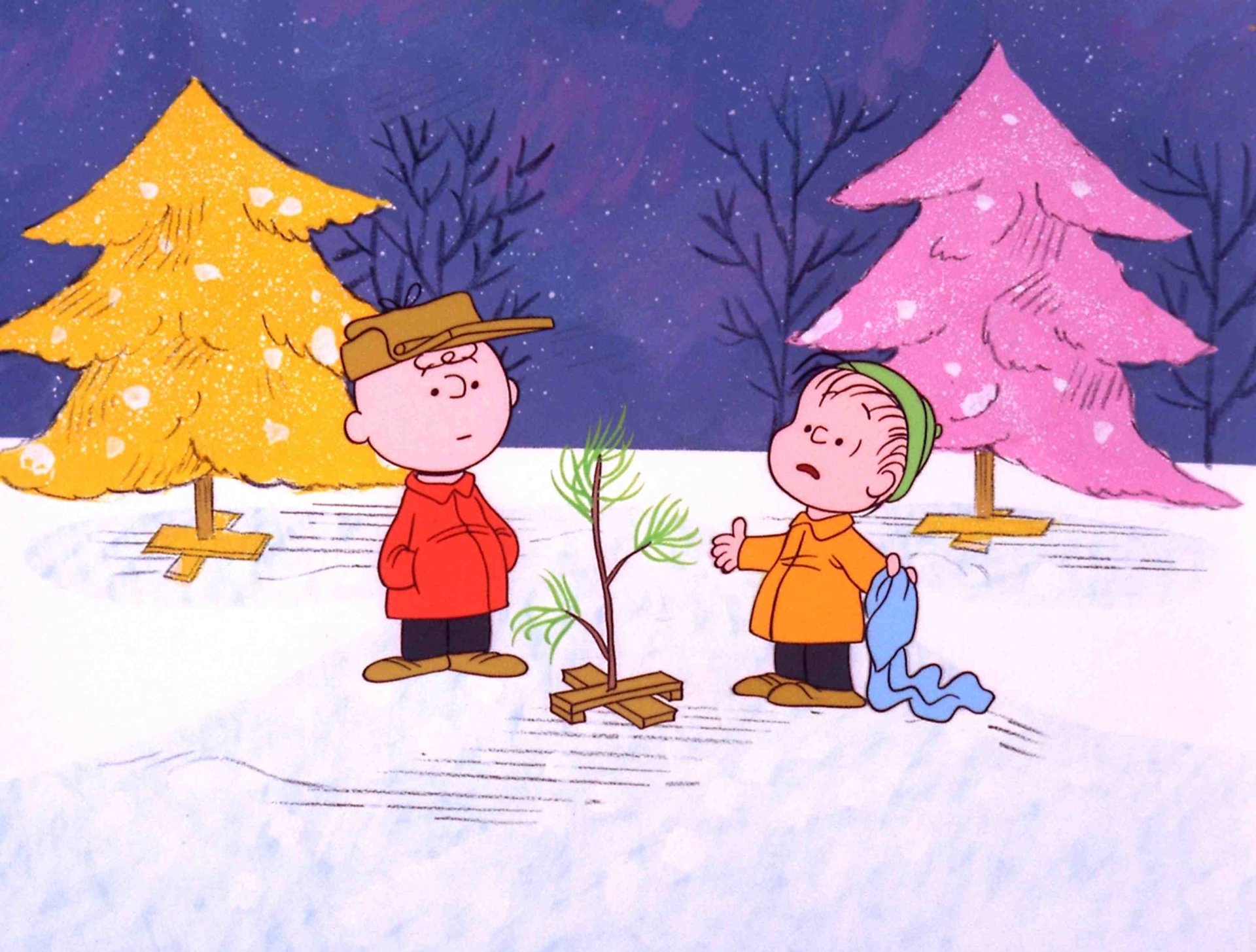 Charlie Brown Christmas Background