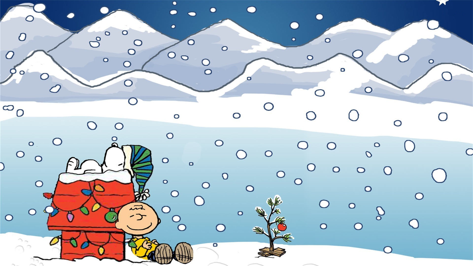 Charlie Brown Christmas Background