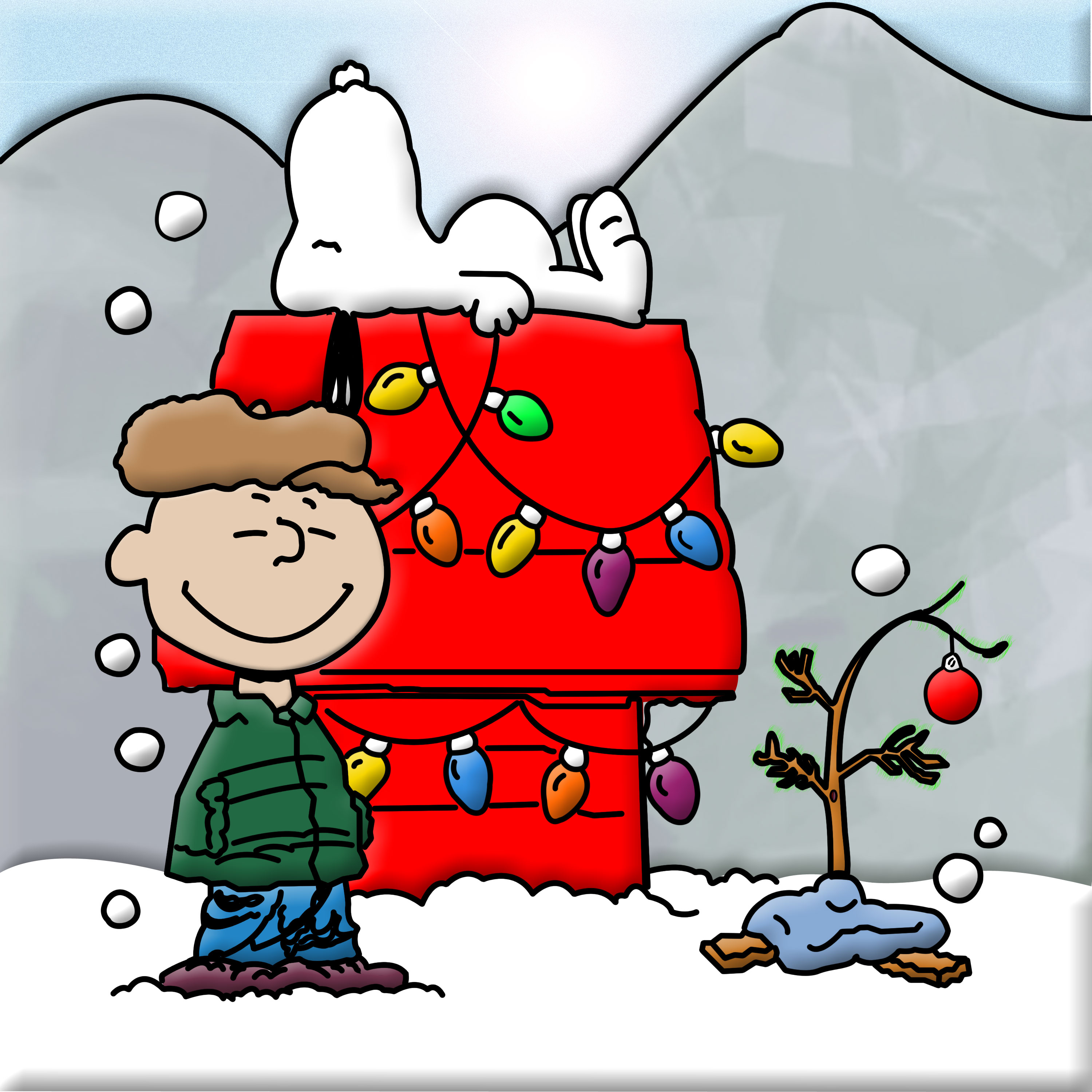 Charlie Brown Christmas Background